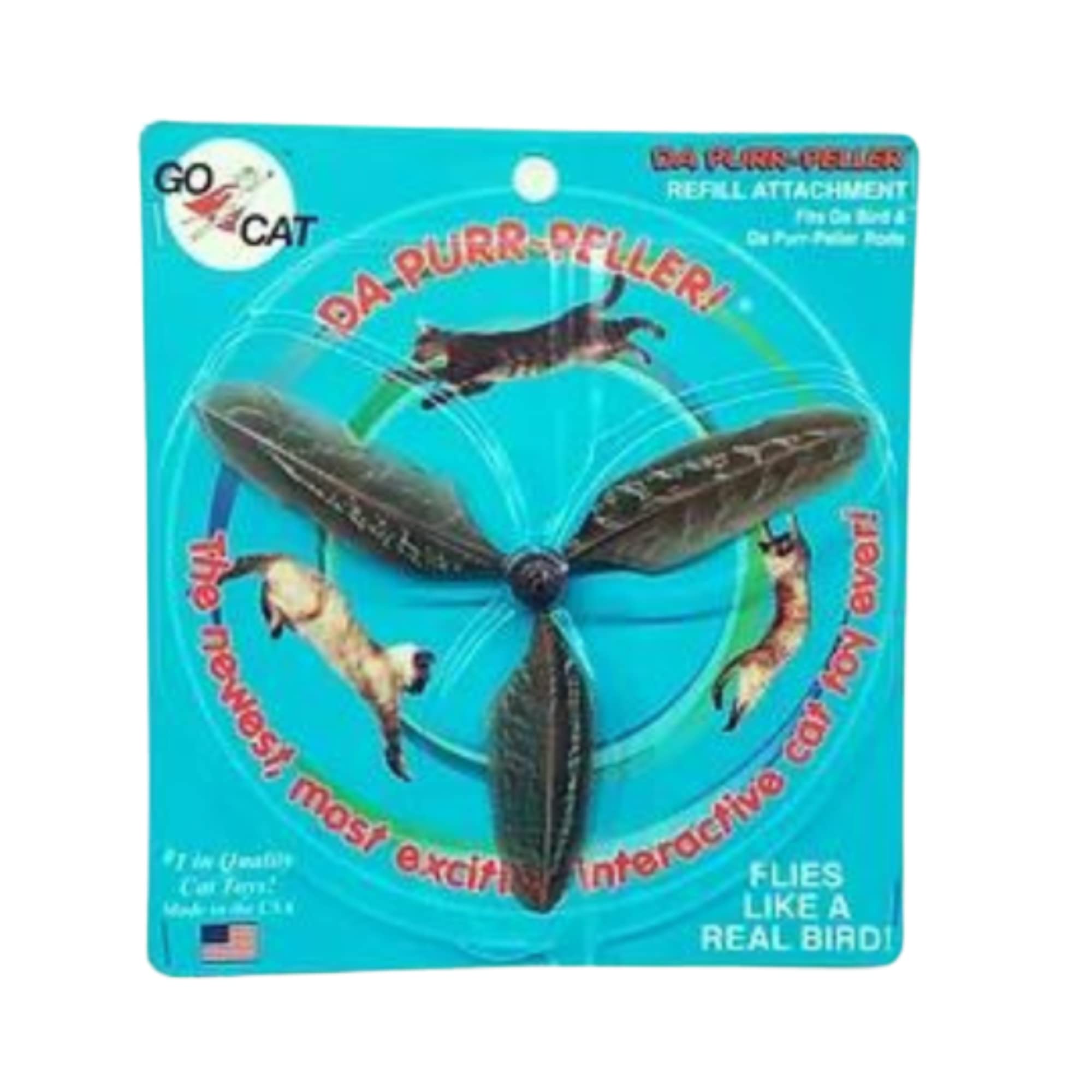 Gocat Da Purr-Peller Cat Toy Refill (2-Pack)