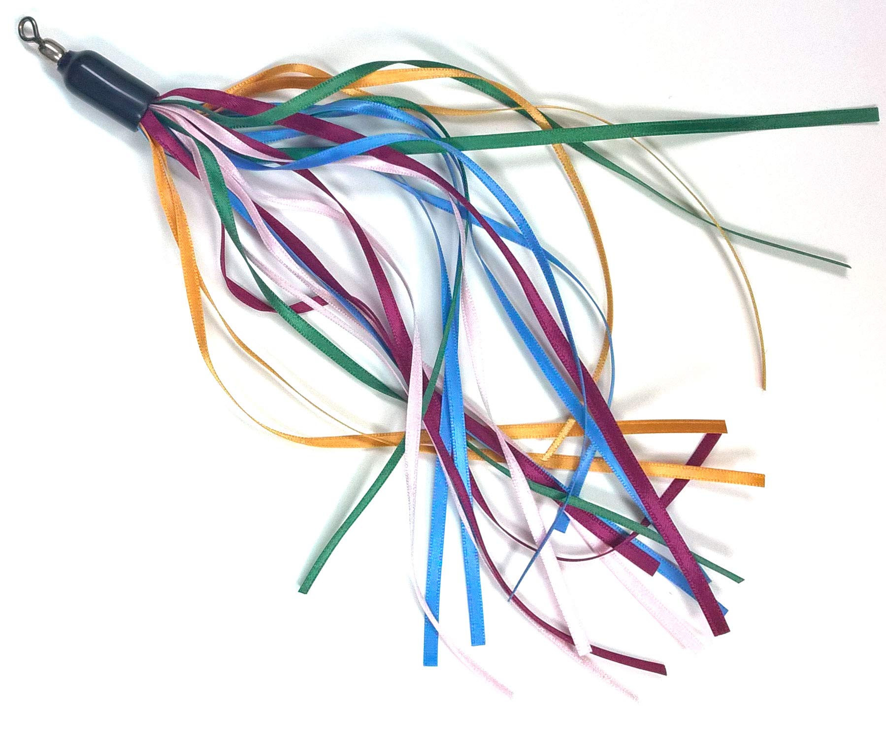 Coolcybercats Ribbon, Leather And Fur Attachment Cat Toys - Fit Wildcat And Popular Bird And Catcher Type Wands/Poles (Thin Ribbons)