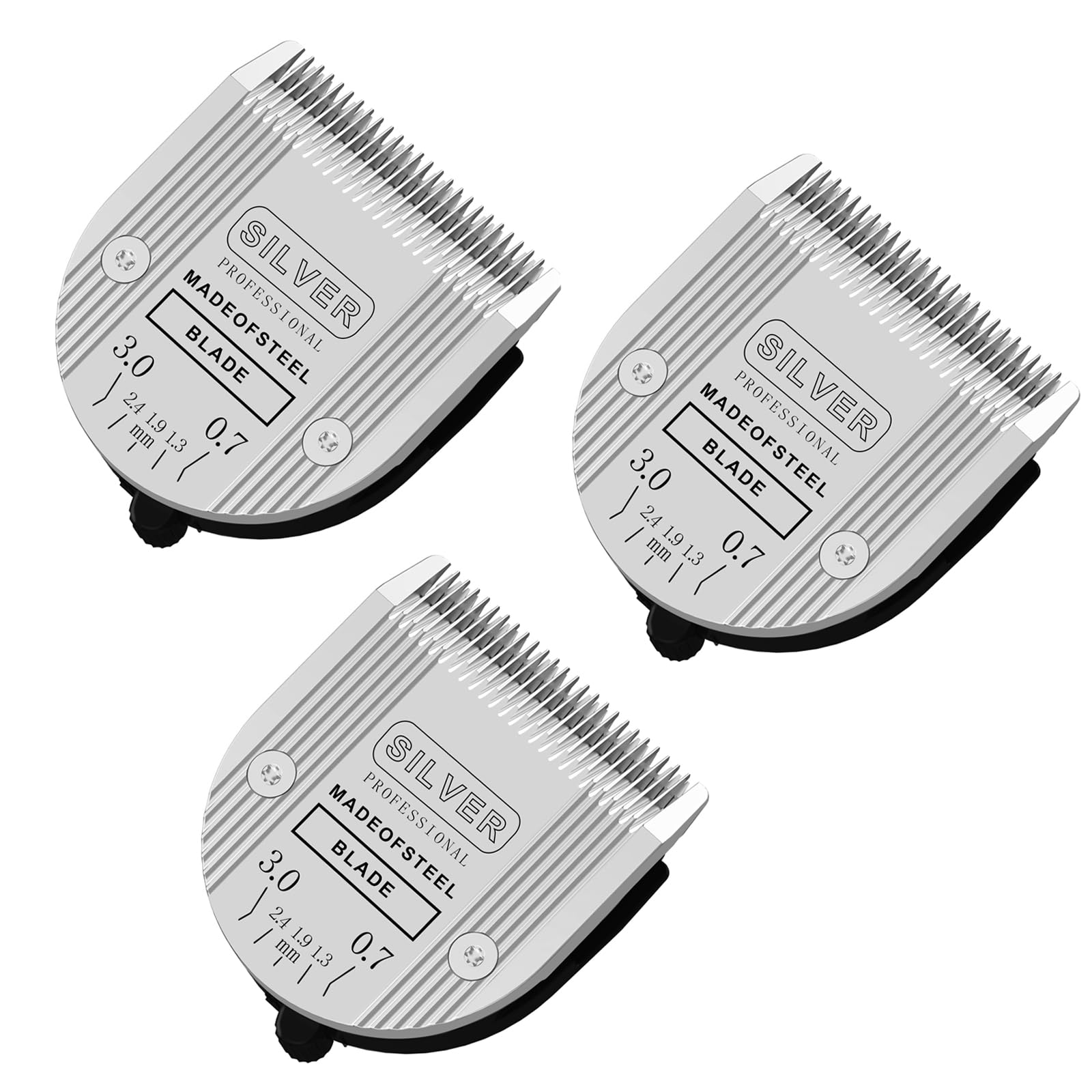colorski 3PCS 5 in 1 Replacement Blades Compatible with Wahl Bravura Clipper Chromado