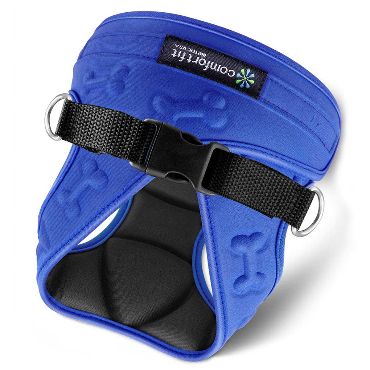 Metric Usa Comfort Fit Step In Dog Harness Easy To Put On Adjustable Puppy Harness Padded Soft Vest Harness For Small And Medium Dogs Under 30 Lbs, Blue, Xs, Chest 12-14”