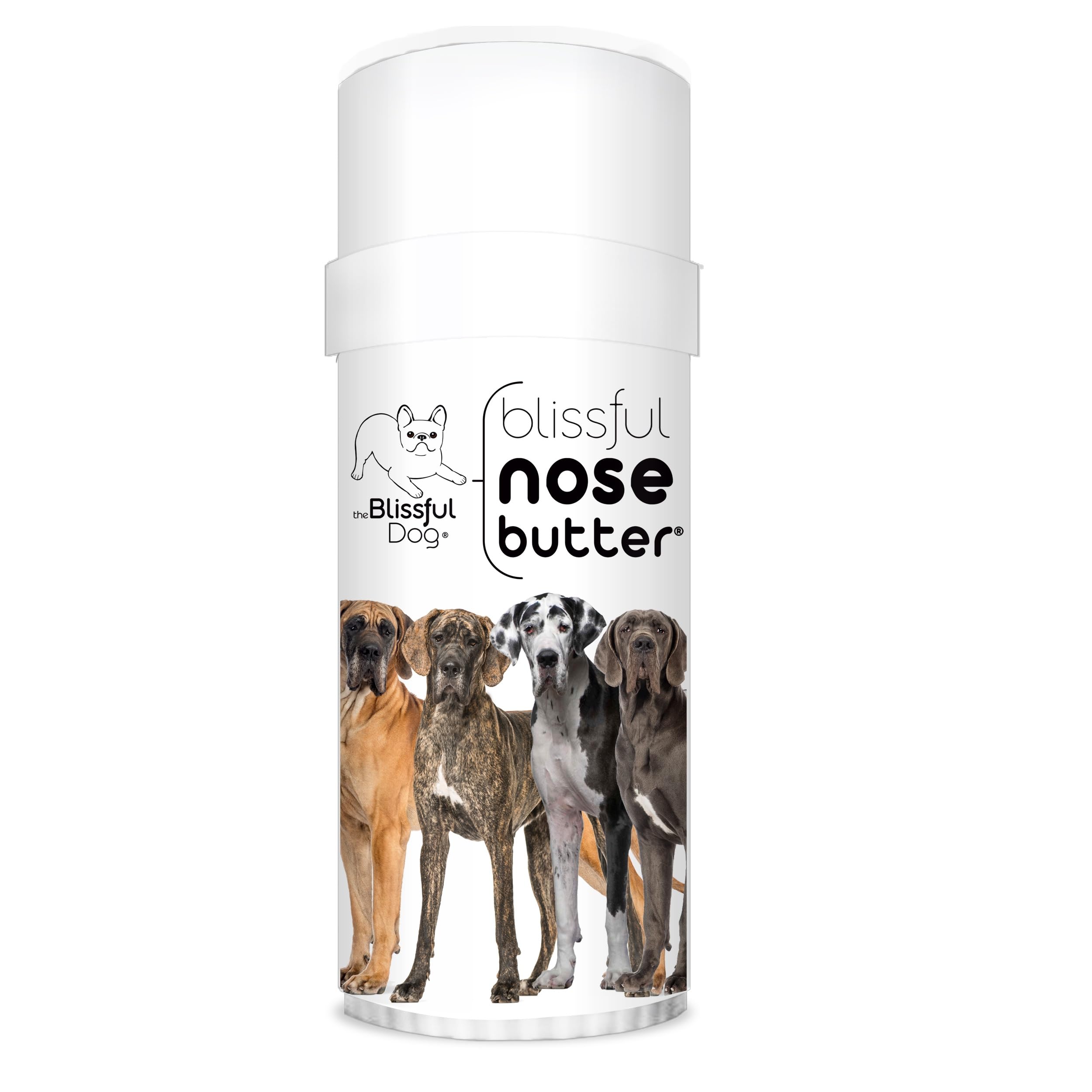 The Blissful Dog Great Dane Unscented Nose Butter - Dog Nose Butter, 2 Ounce