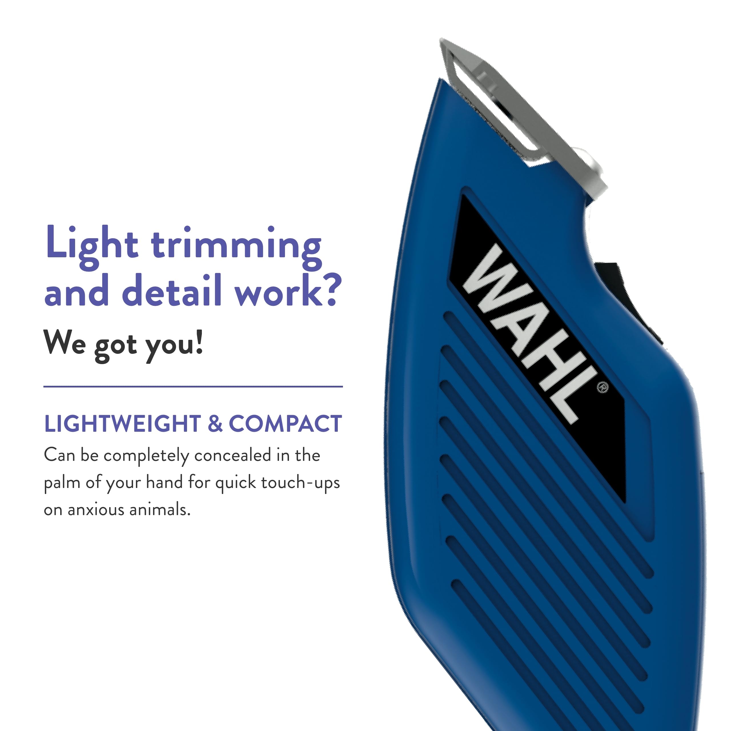 Wahl Professional Animal Pocket Pro Equine Compact Horse Trimmer And Grooming Kit - Blue