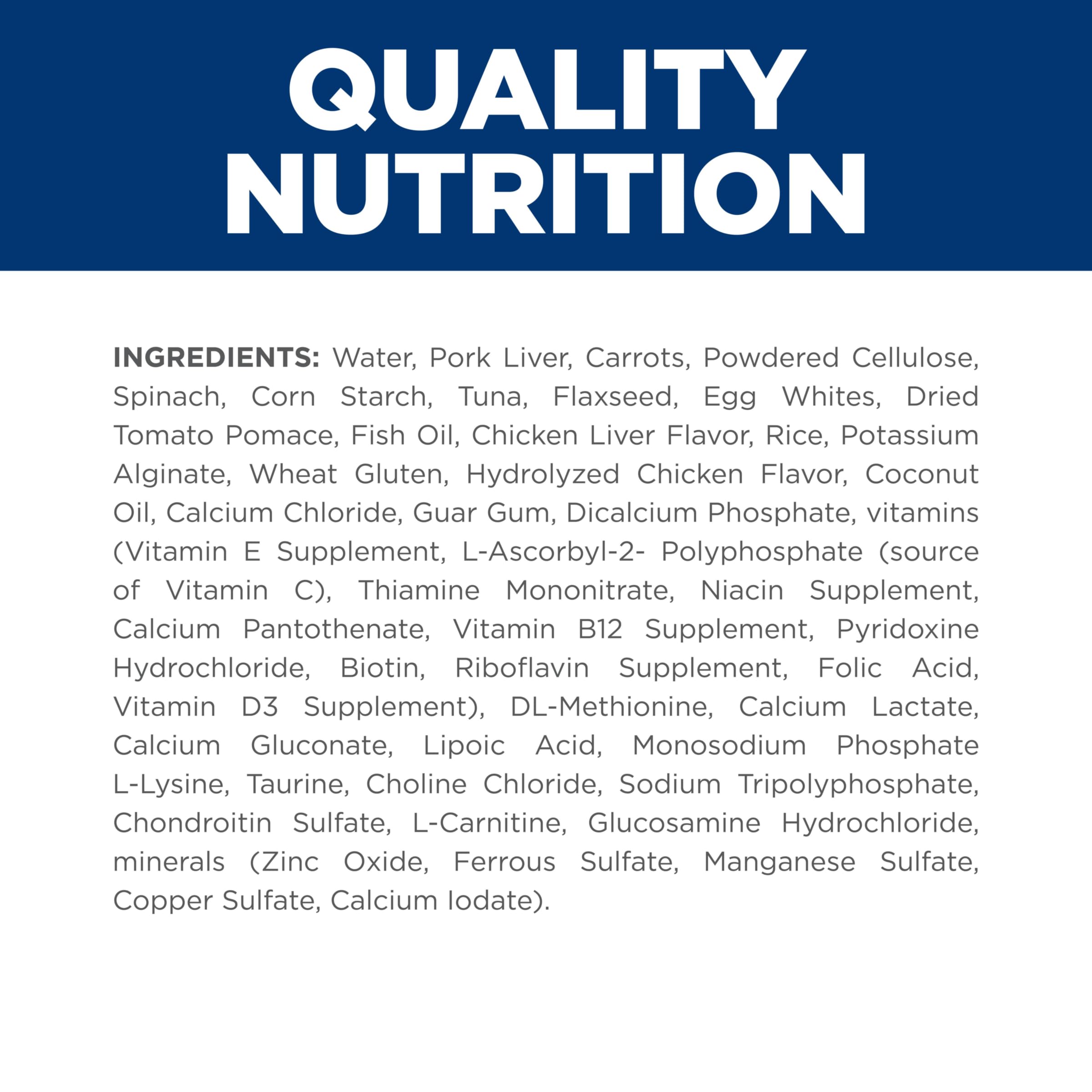 Hills Prescription Diet Metabolic + Mobility, Weight + j/d Joint Care Vegetable & Tuna Stew Wet Dog Food, Veterinary Diet, 12.5