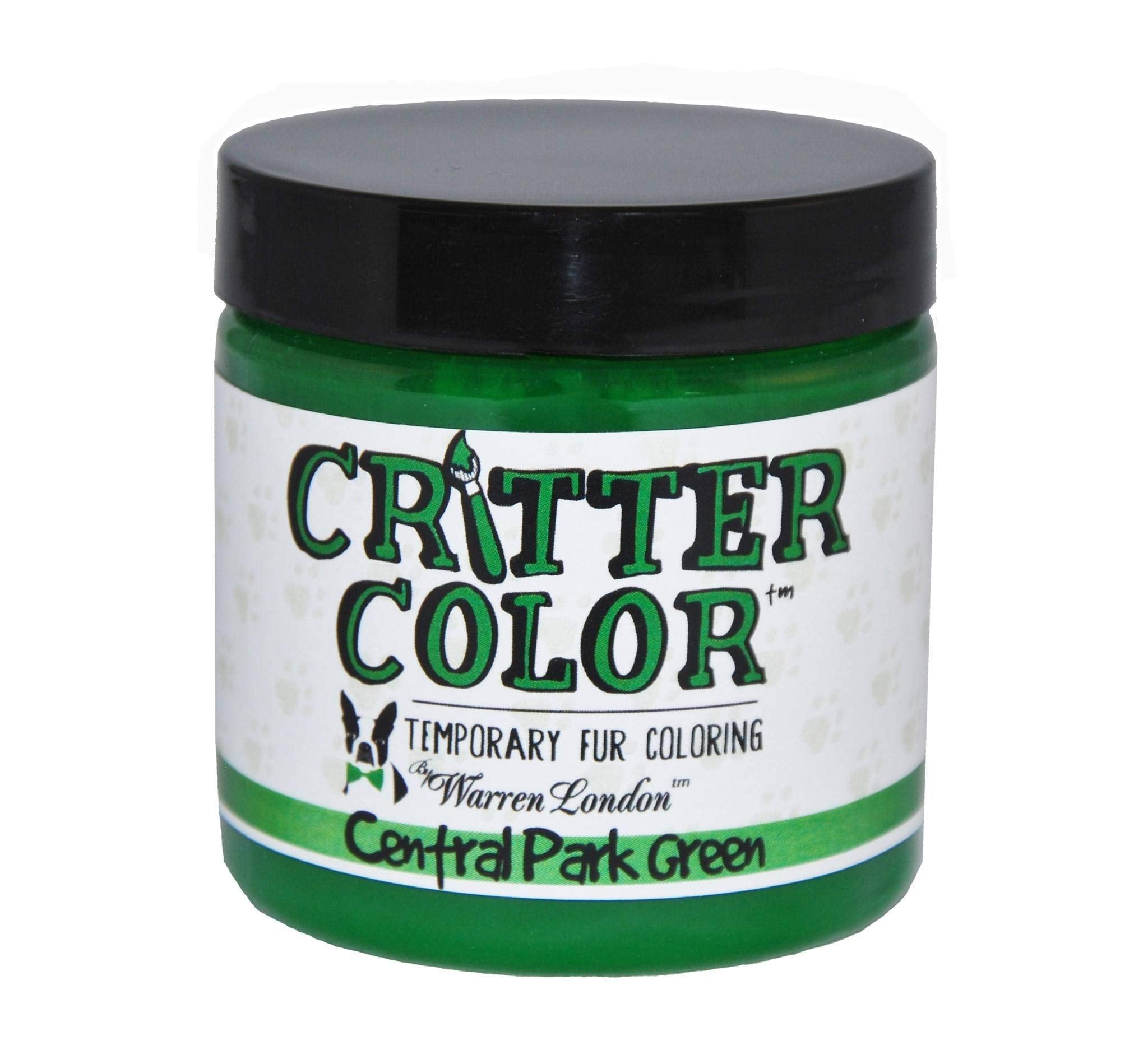 Warren London Critter Color Temporary Pet Fur Coloring Easy to Use- 7 Colors- Made in USA- Green