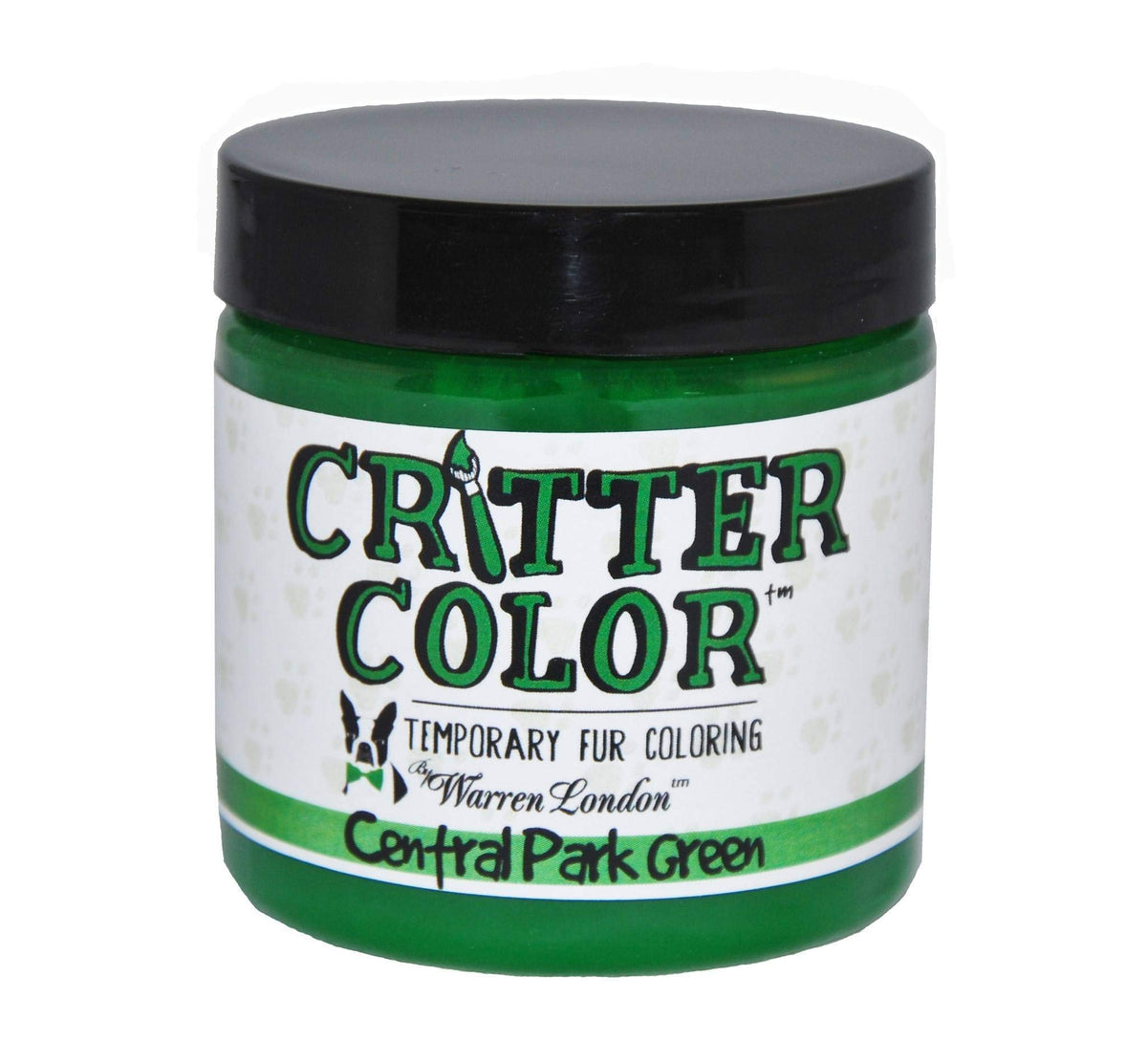 Warren London Critter Color Temporary Pet Fur Coloring Easy to Use- 7 Colors- Made in USA- Green