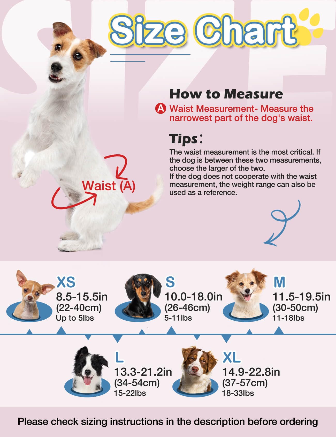 Dono Female Dog Diapers - Disposable Stretchy Waist Full Wraps for Dogs in Heat, 360 Leak-Proof and Super Absorbent - Available