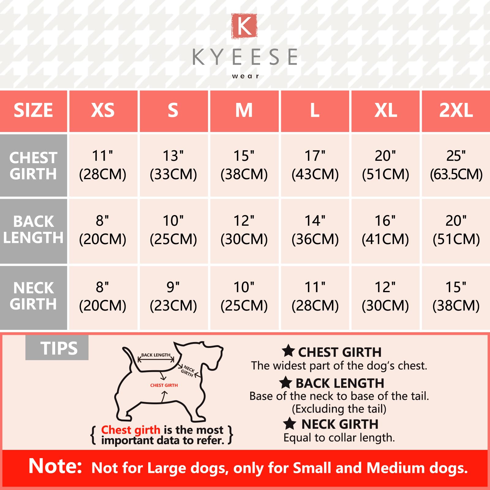 Kyeese Dog Pjs Stretchable Dog Pajamas Jumpsuit 4 Legs Strip Pjs Pet Puppy Apparel
