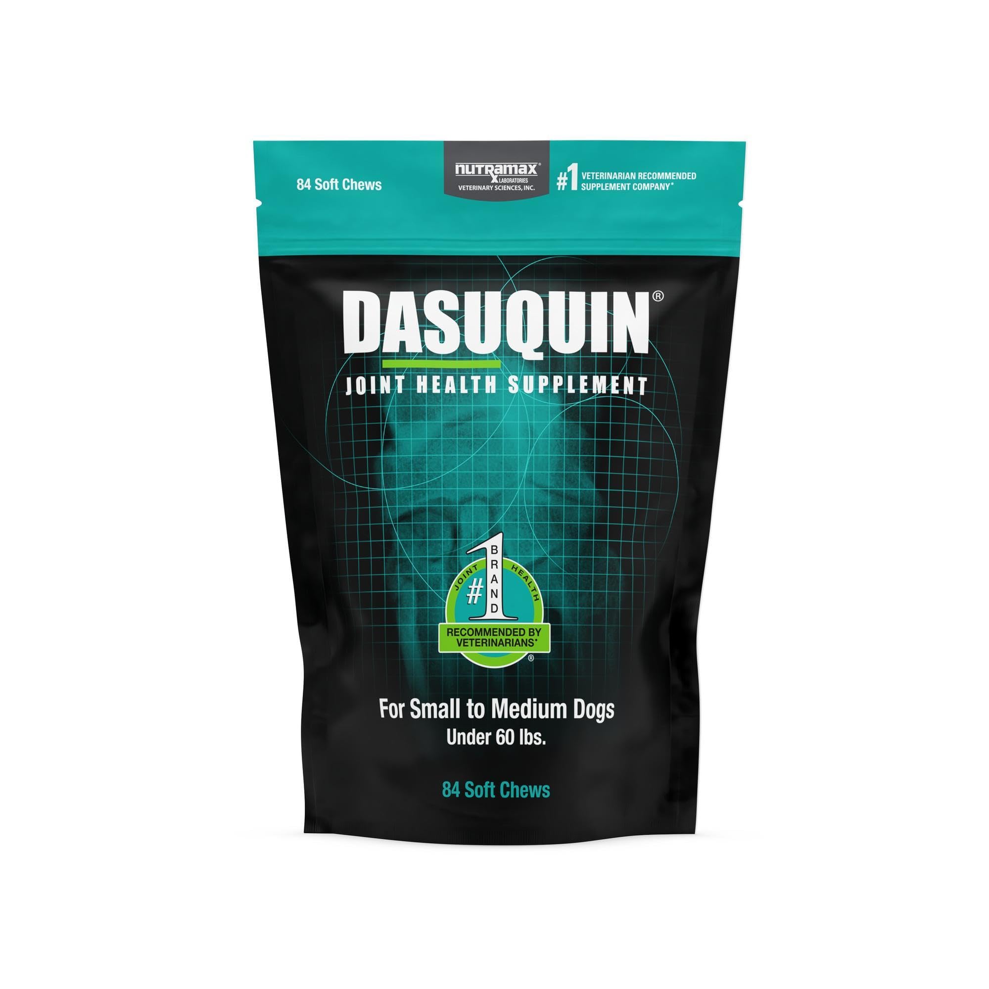 Nutramax Laboratories Dasuquin Joint Health Supplement for Small to Medium Dogs - With Glucosamine, Chondroitin, ASU, Boswellia 
