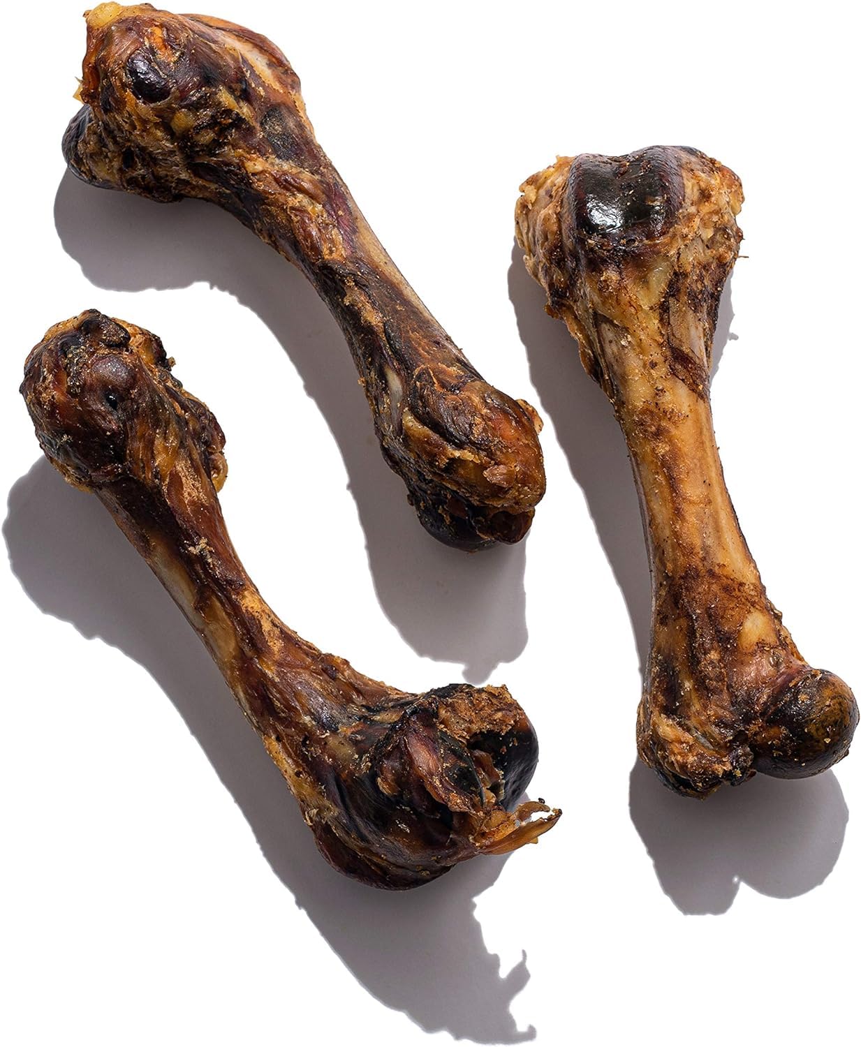 Jack&Pup 8 Pork Femur Bones for Dogs, Big Bones for Large Dogs, Gourmet Ham Beef Bones for Agressive Chewers, 4 Pack