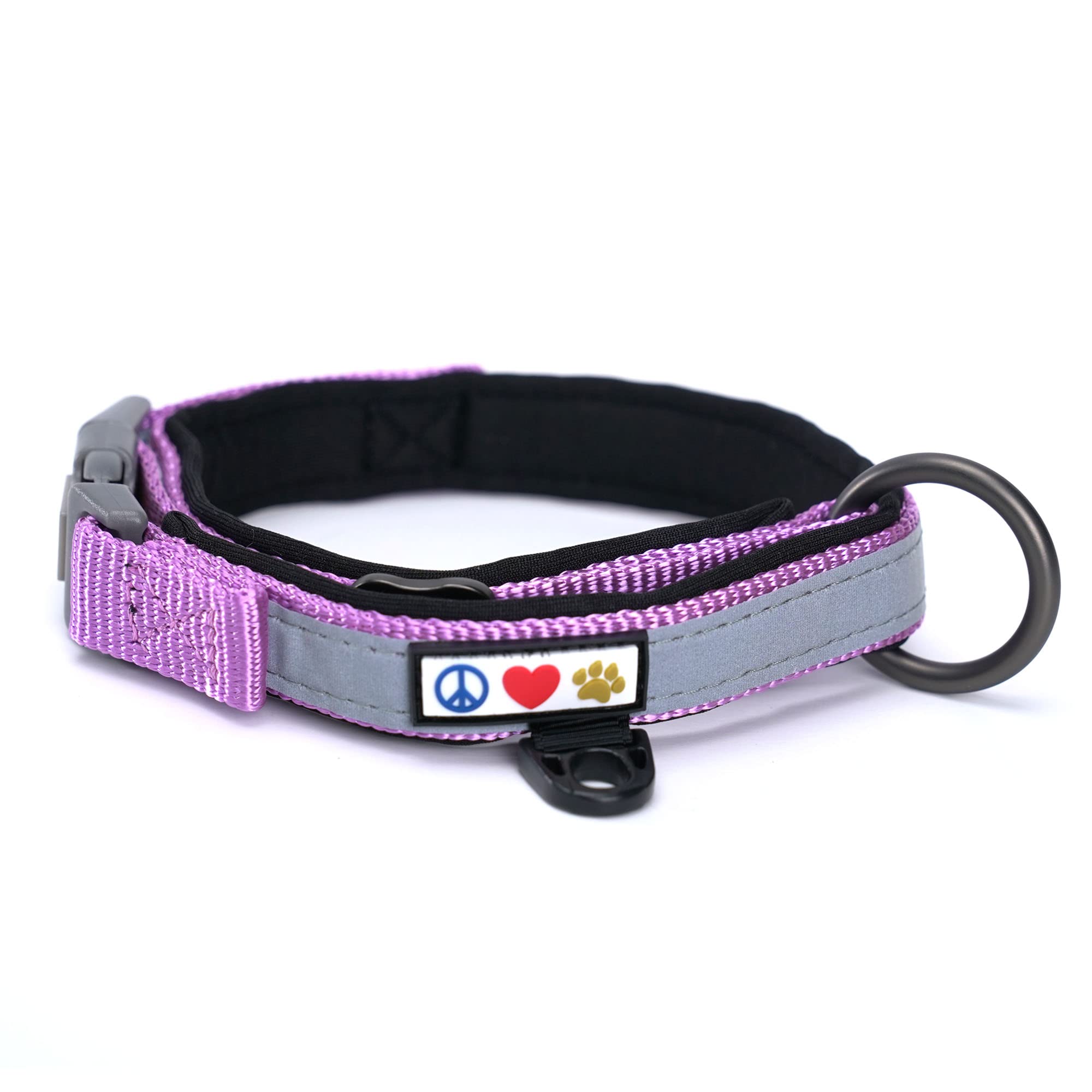 Pawtitas Lumberjack Padded Martingale Collar For Dogs | Soft Neoprene Dog Collar For Your Pet'S Comfort Made With Reflective Ban