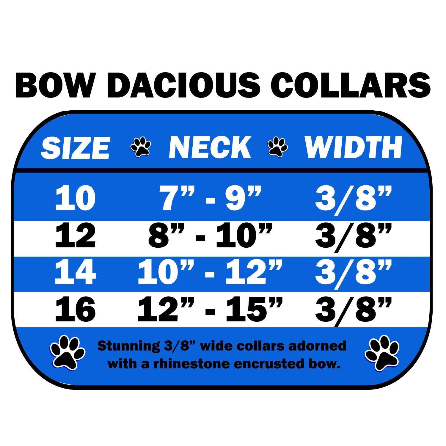 Dog, Puppy & Pet Fashion Collar, Bow-Dacious Crystal Bright Pink 14