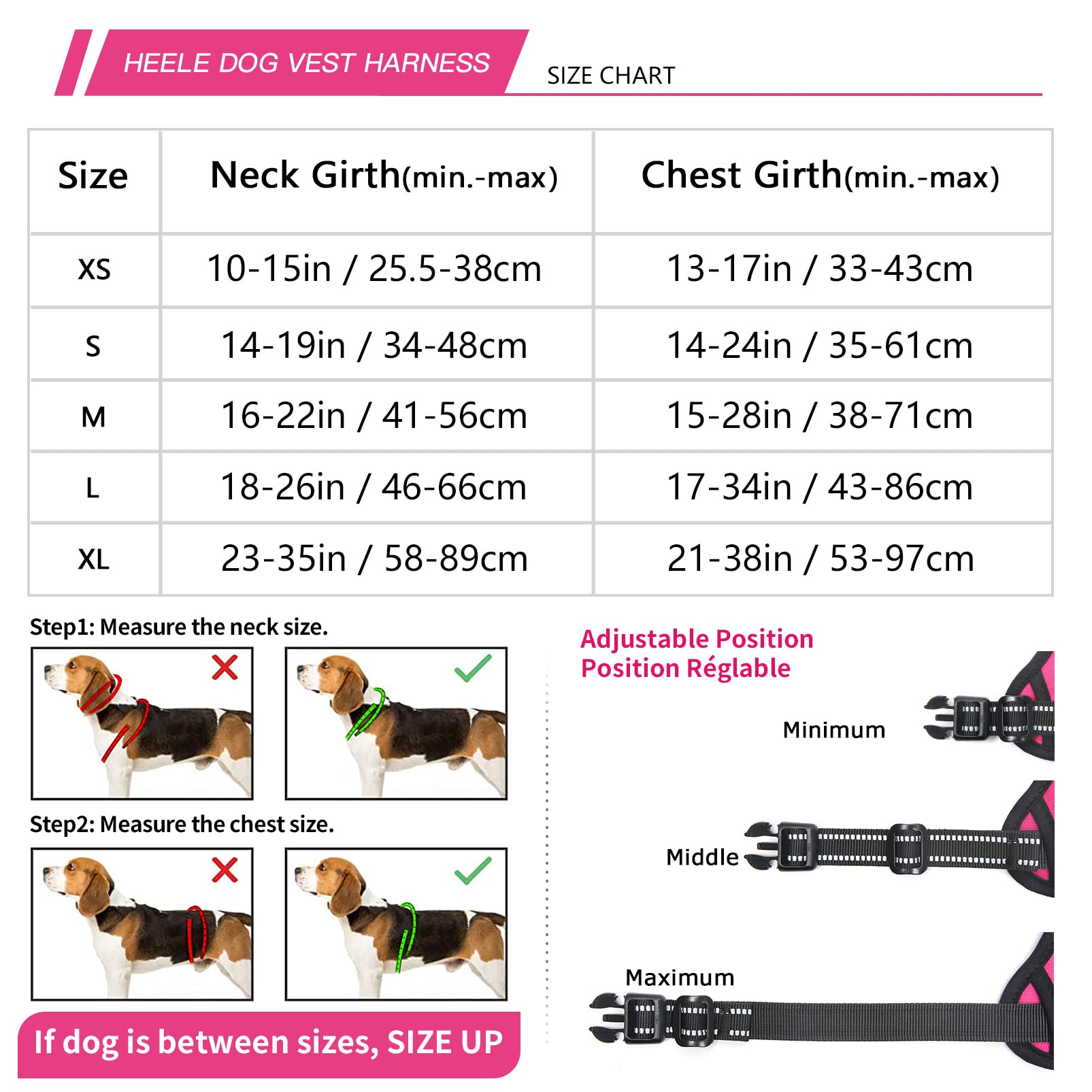 No Pull Dog Harness, No Choke Front Lead Dog Reflective Harness, Adjustable Soft Padded Pet Vest With Easy Control Handle For Small Medium Large Dogs