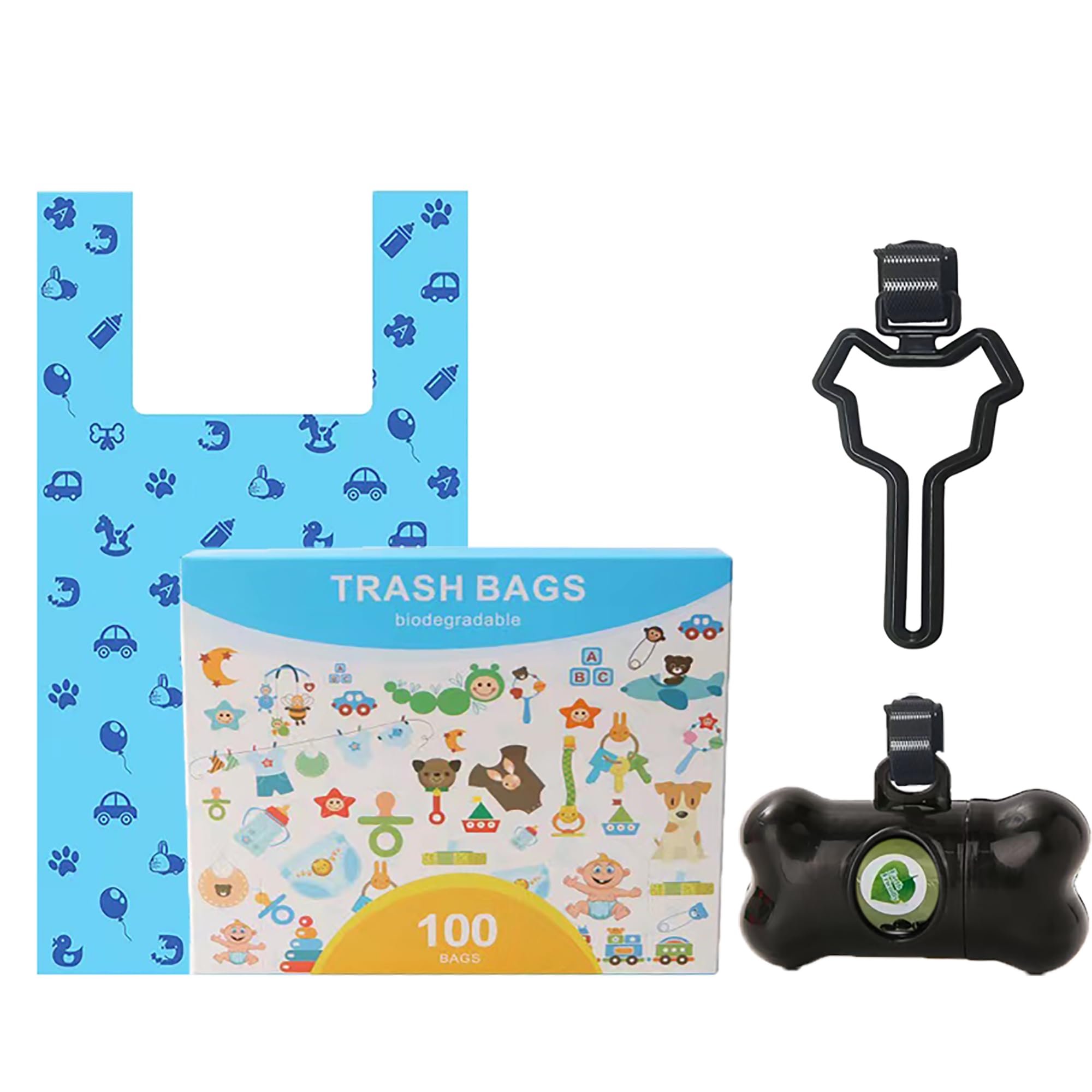 Cat Litter Bags With Handles, Disposal Litter Bags For Pet Poop, Dog Poop Bag Extra-Thick Kitty Cat Waste Bags, Suitable For Cat