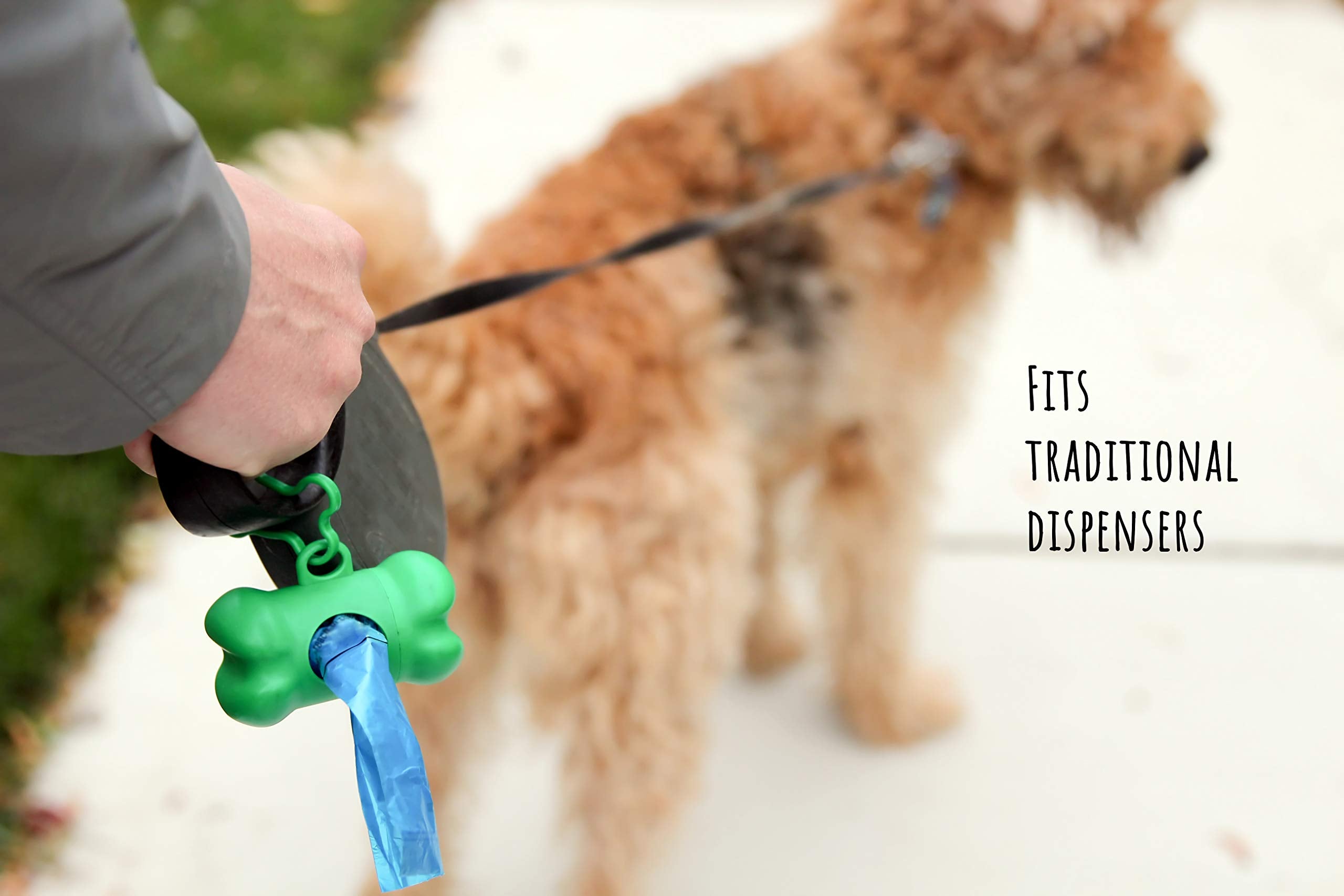 180 Biodegradable Poop Bags For Dogs, ???Cornstarch-Based Home Compostable Pet Waste Bags, Eco-Friendly Cat Litter Bags Refill, Astm D6400?? En13432 Certified