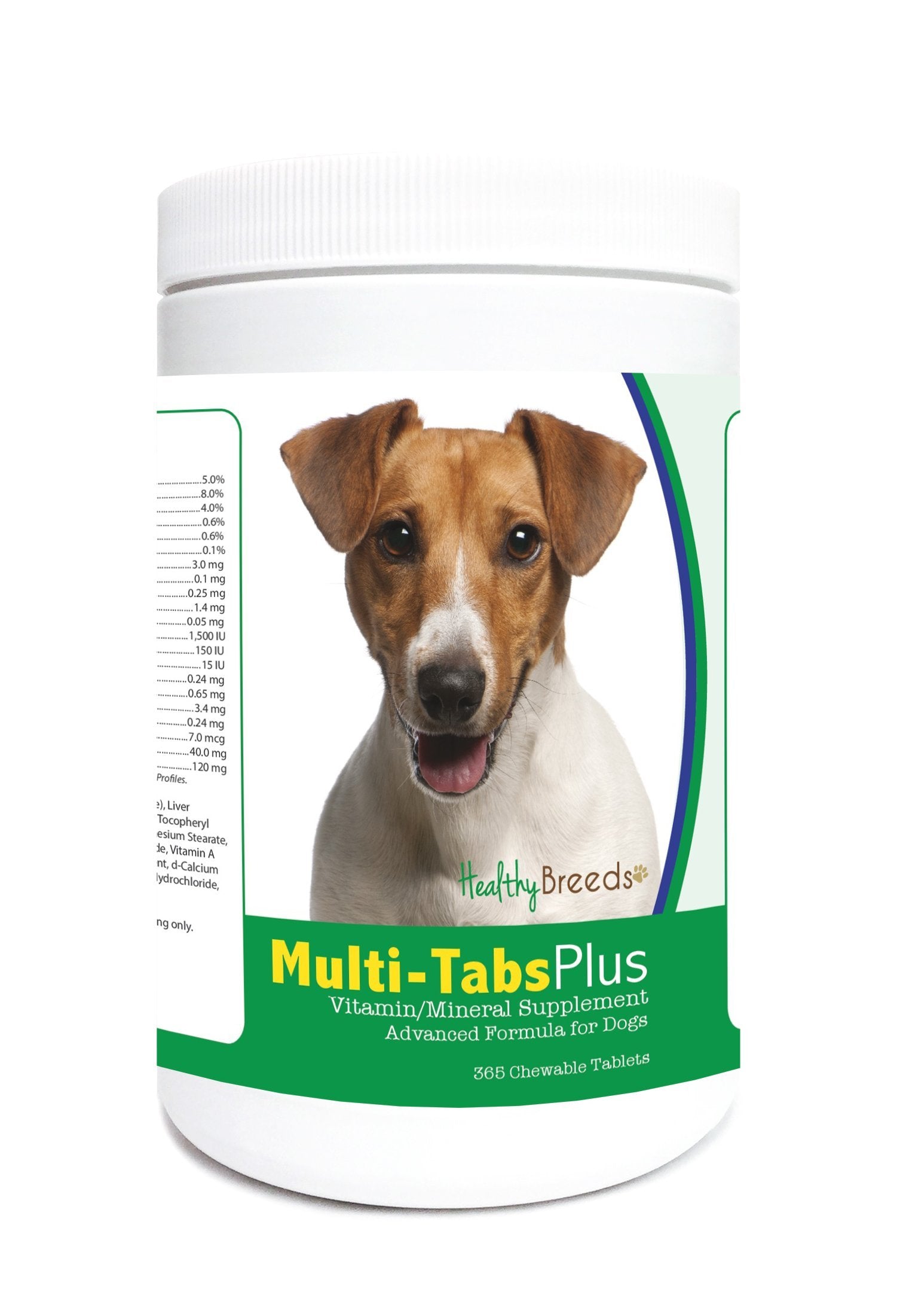 Healthy Breeds Jack Russell Terrier Multi-Tabs Plus Chewable Tablets 365 Count
