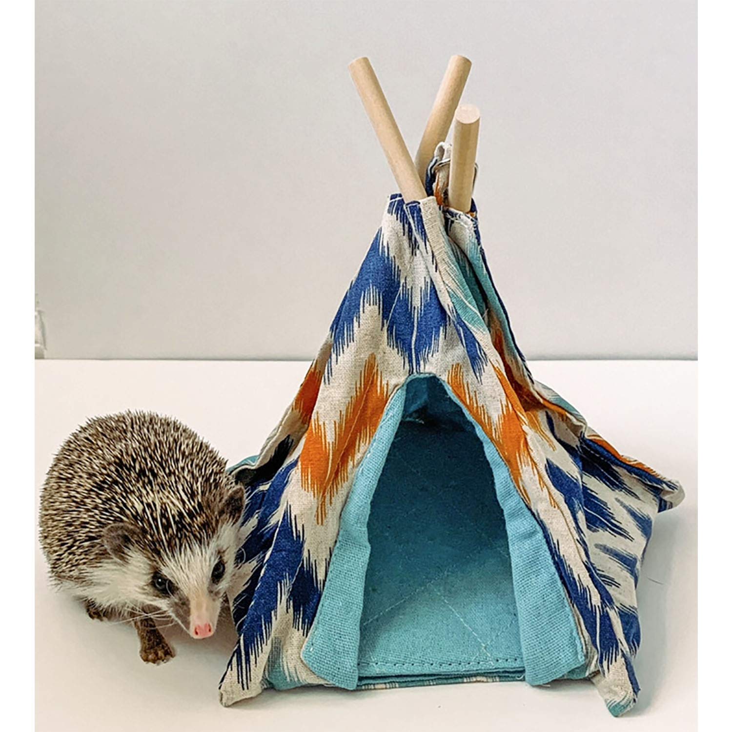 Teepee Tent (Medium) - Small Animal Bed - For Hamster, Sugar Gliders, Hedgehogs, Guinea Pigs, Gerbils, Rats, Degus And Other Sma