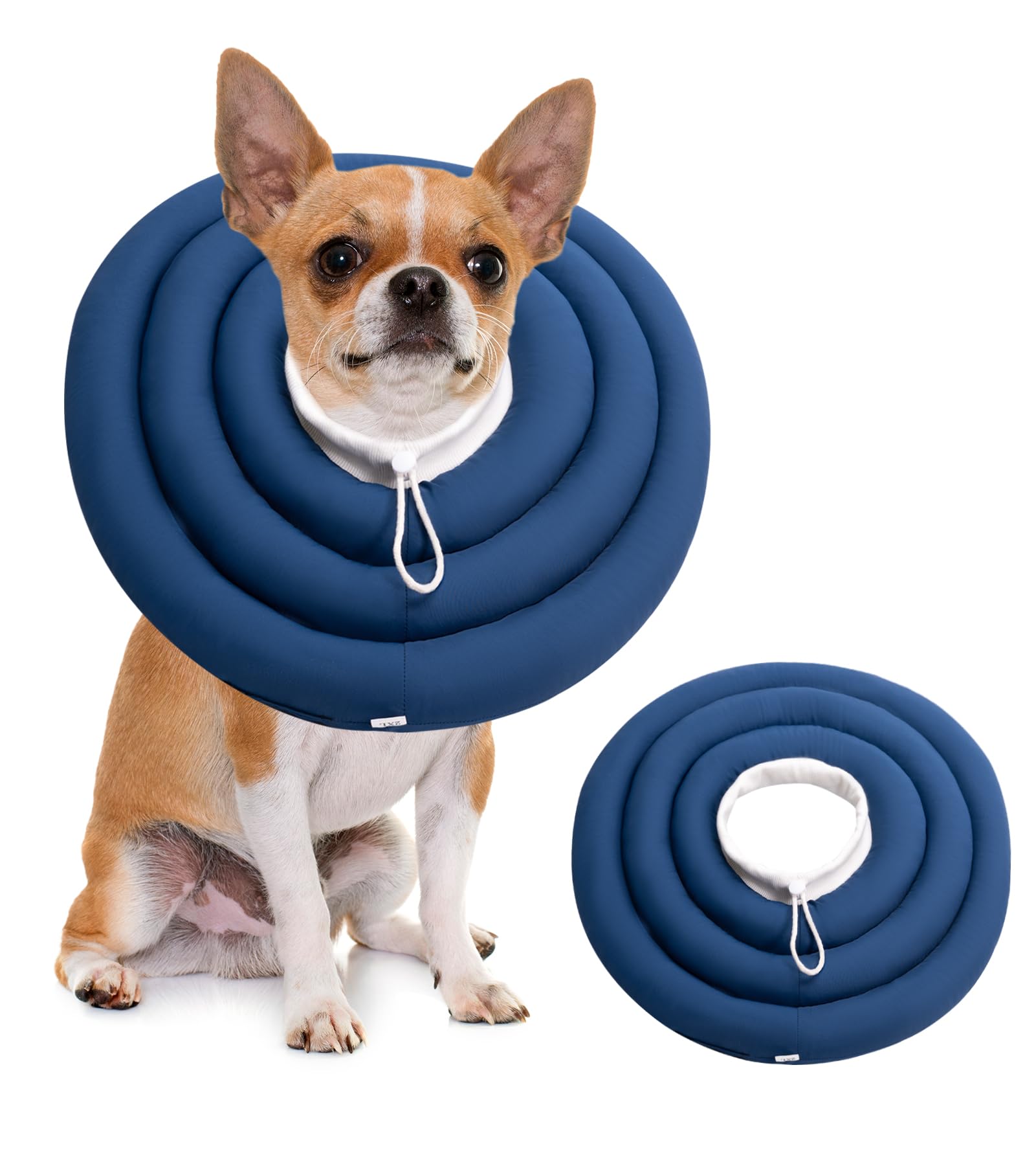 BARDIMIES Soft Dog Cones, Recovery Dog Donut Collar After Surgery- Cone of Shame Alternative, Pet Elizabethan E-Collar Anti-Bite
