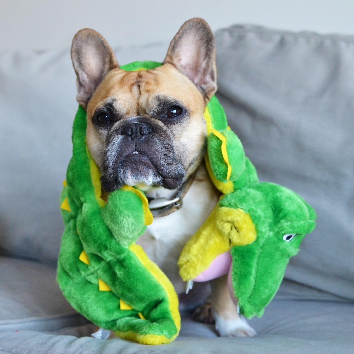 Outward Hound Squeaker Matz Plush Gator Dog Toy, Xl