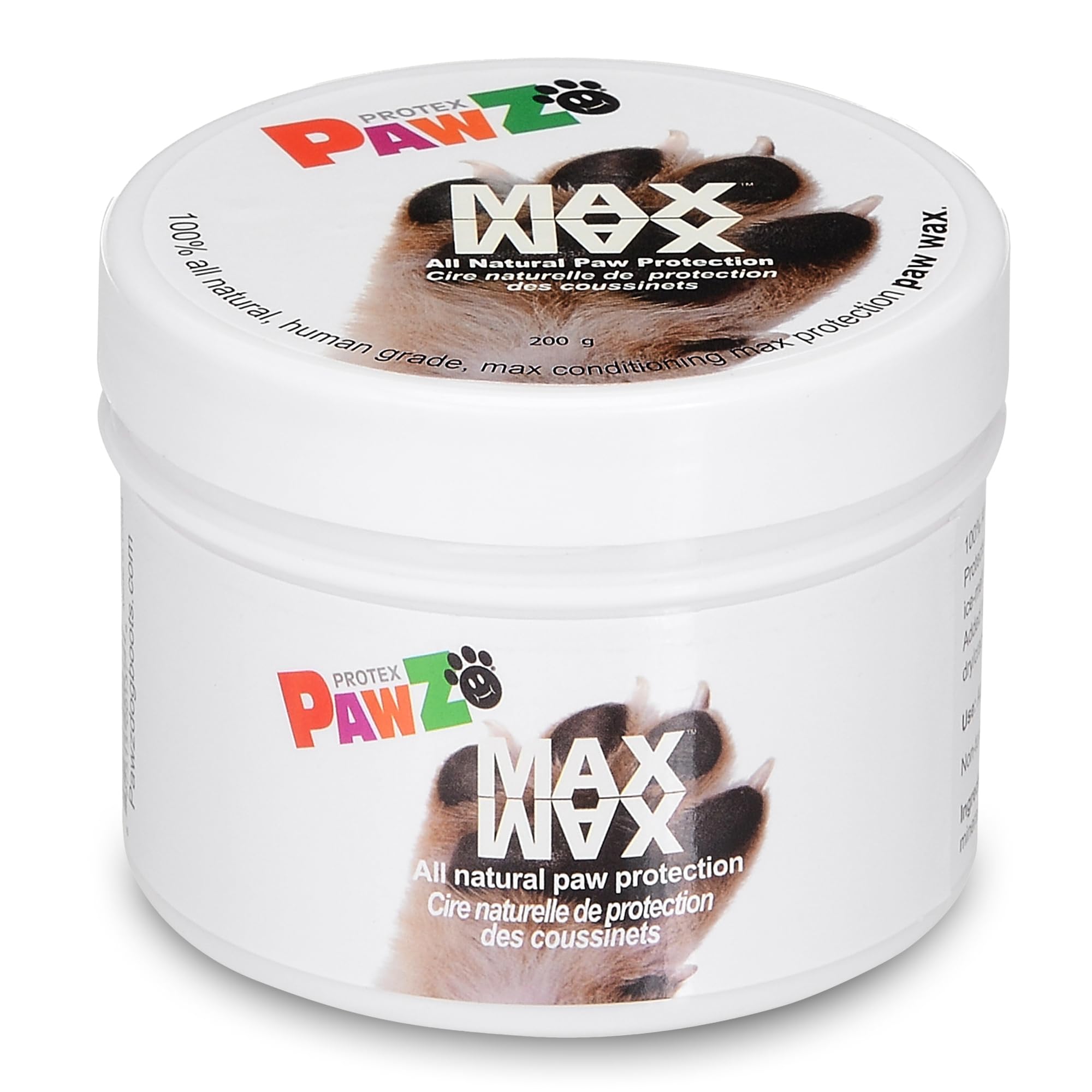 Protex PawZ MaxWax Dog Paw Balm - 100% All Natural Paw Balm for Dogs - Lick Safe - Paw Soother for Puppies and Adult Dogs - Wax 