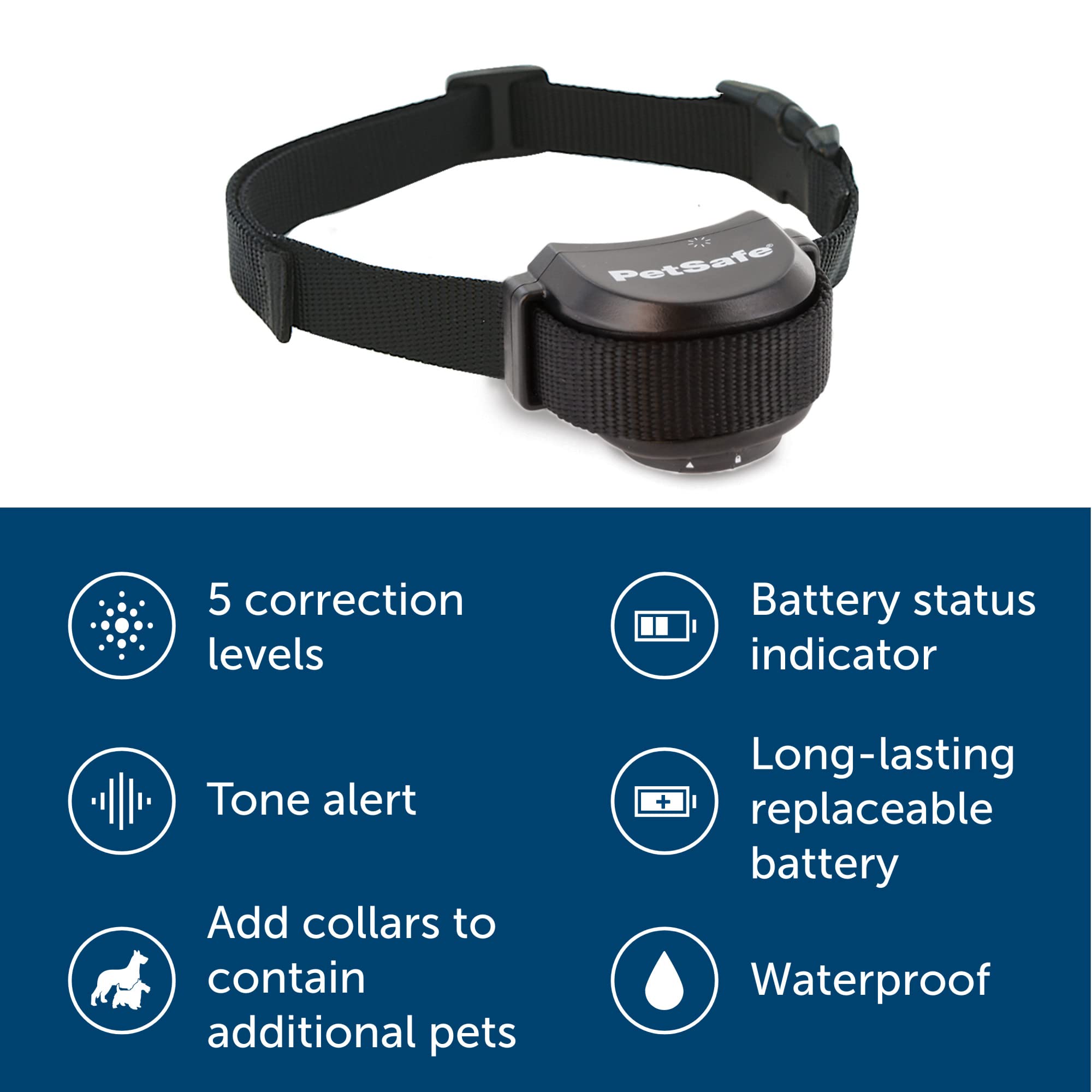Petsafe Stay & Play Wireless Pet Fence With Replaceable Battery Collar – For Dogs & Cats Over 5 Lb – Waterproof Receiver Collar Tone & Static Correction – From Parent Company Of Invisible Fence Brand