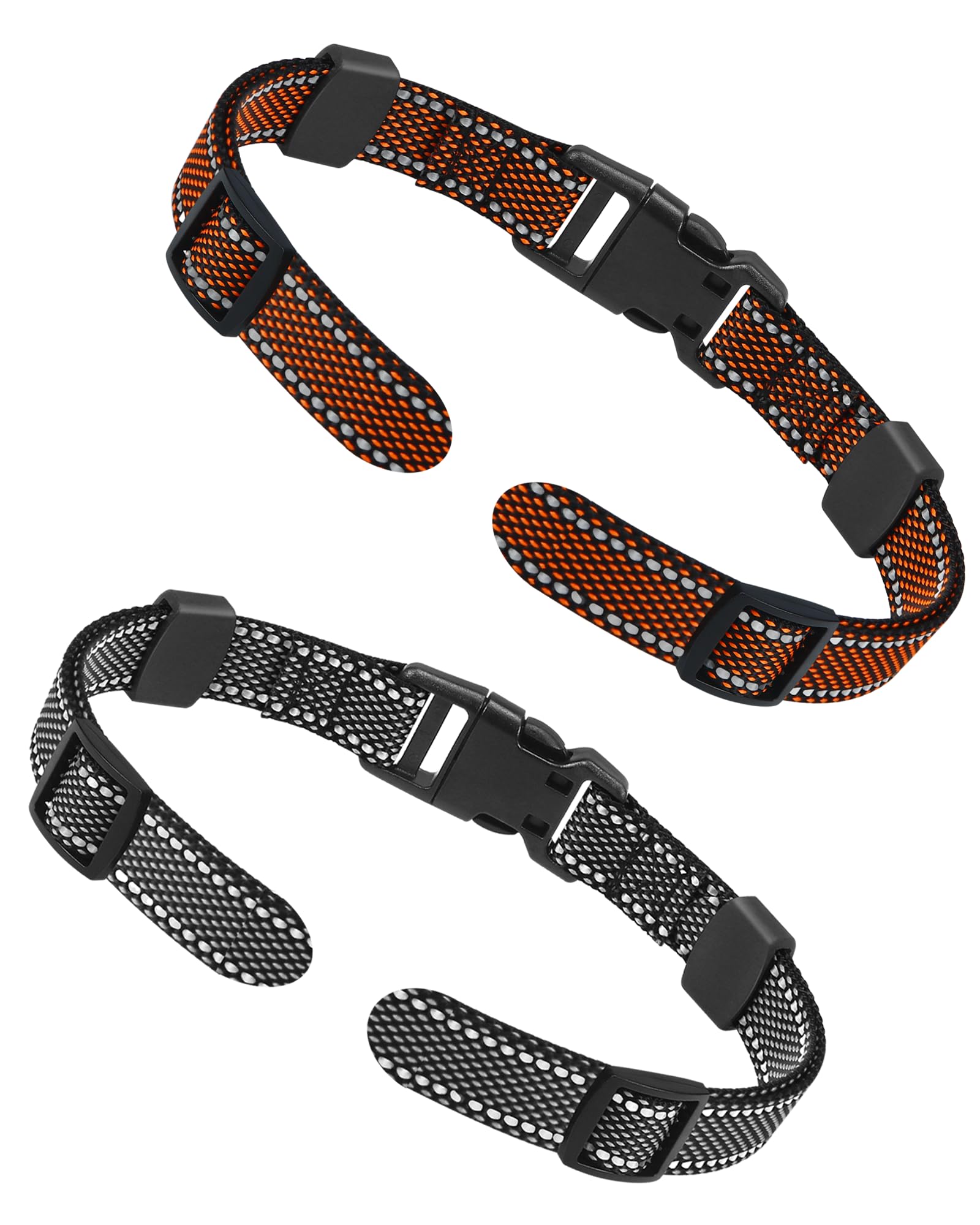 Doparet Heavy Duty Reflective Adjustable Replacement Strap, Soft Nylon Collar Belt Fits For E Collar Wireless Fence Receivers