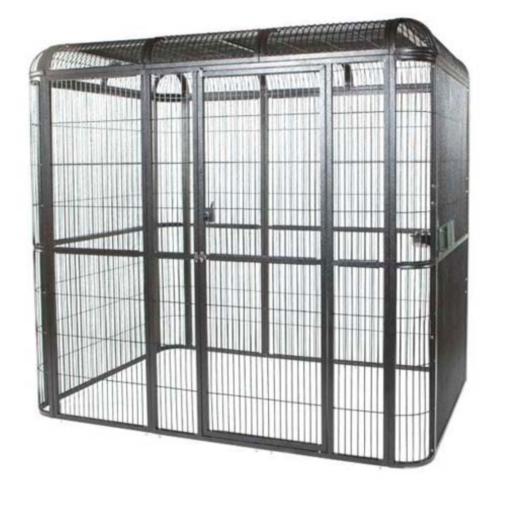 A&E Cage Co. Walk In Aviary, 110''X62'', Black