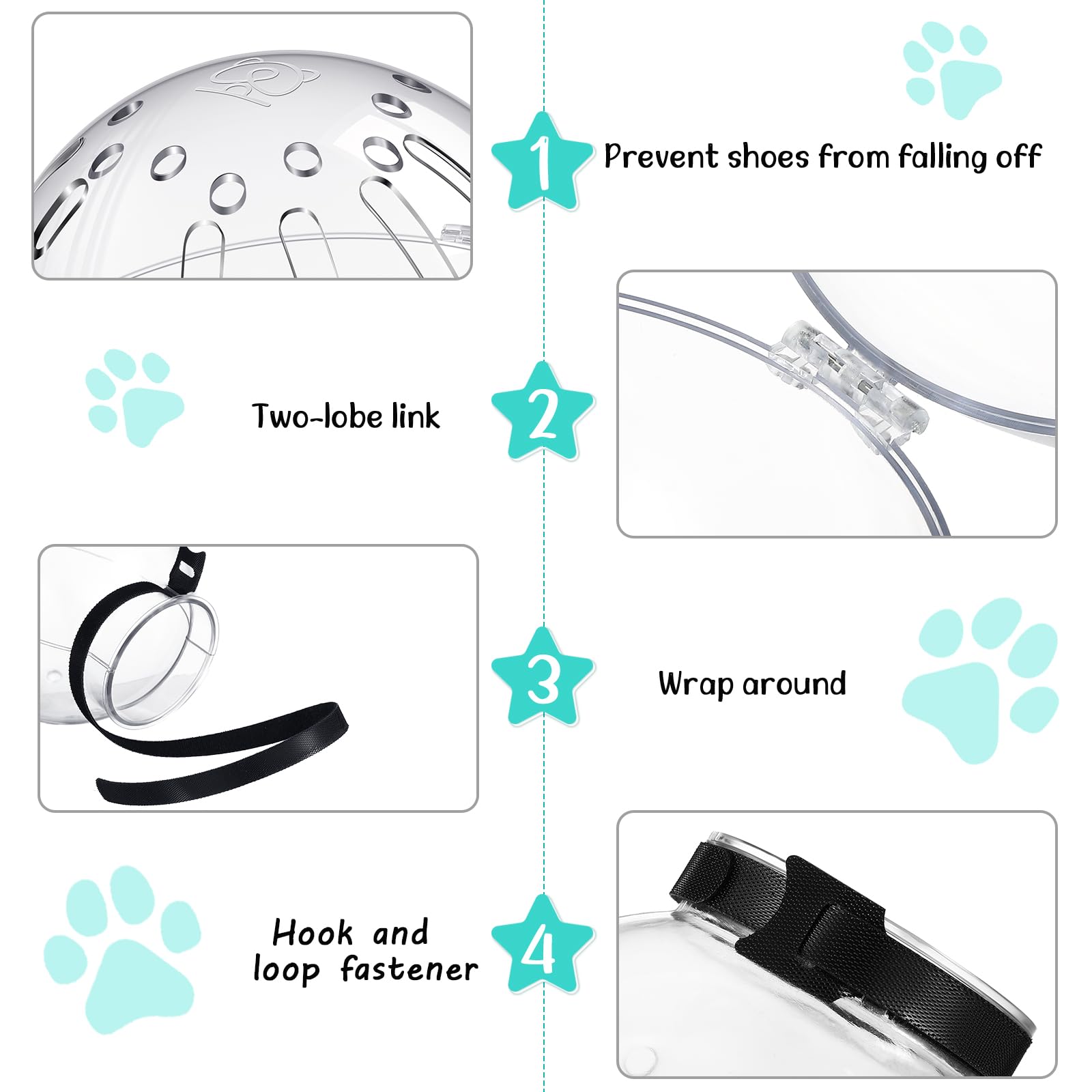 Cat Muzzle For Grooming Cat Adjustable Hood With Cat Paw Covers, Kitten Breathable Anti Bite Muzzles Anti Scratch Boots Silicone Cat Shoes Boots Cat Paw Protector For Cats Bathing Shaving (Medium)