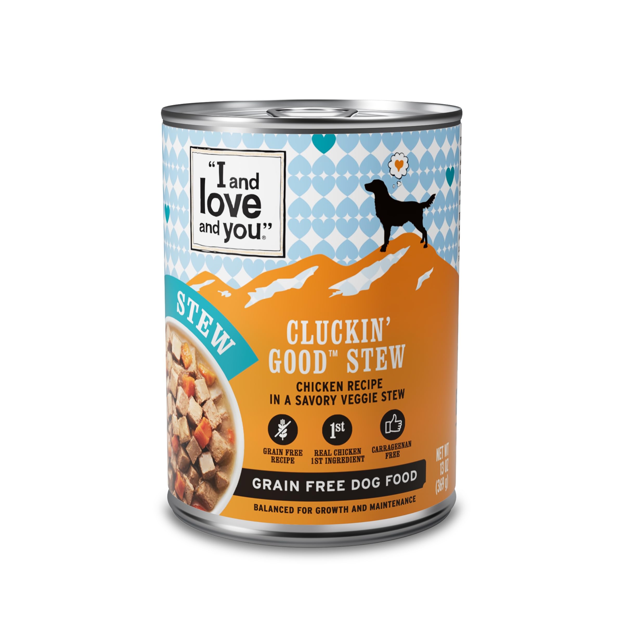  I and love and you  Naked Essentials Wet Dog Food - Grain Free and Canned, Chicken, 13-Ounce, Pack of 12 Cans