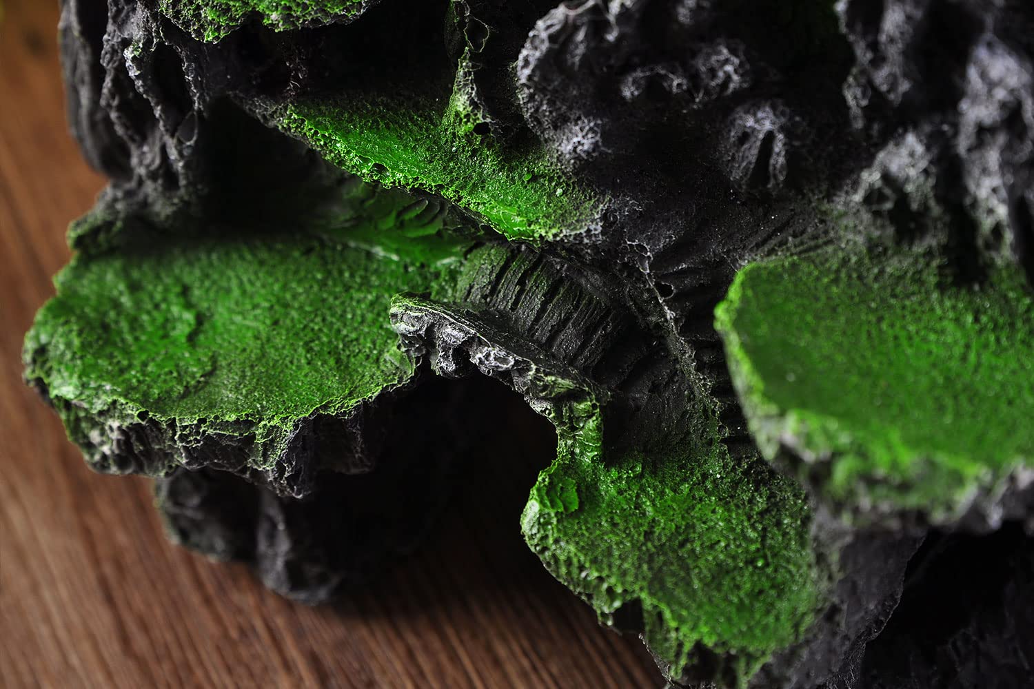 Ibwell Aquarium Ornament Rock Cave Landscape, Artificial Mountain Hill View Stone With Moss, Fish Tank Decoration