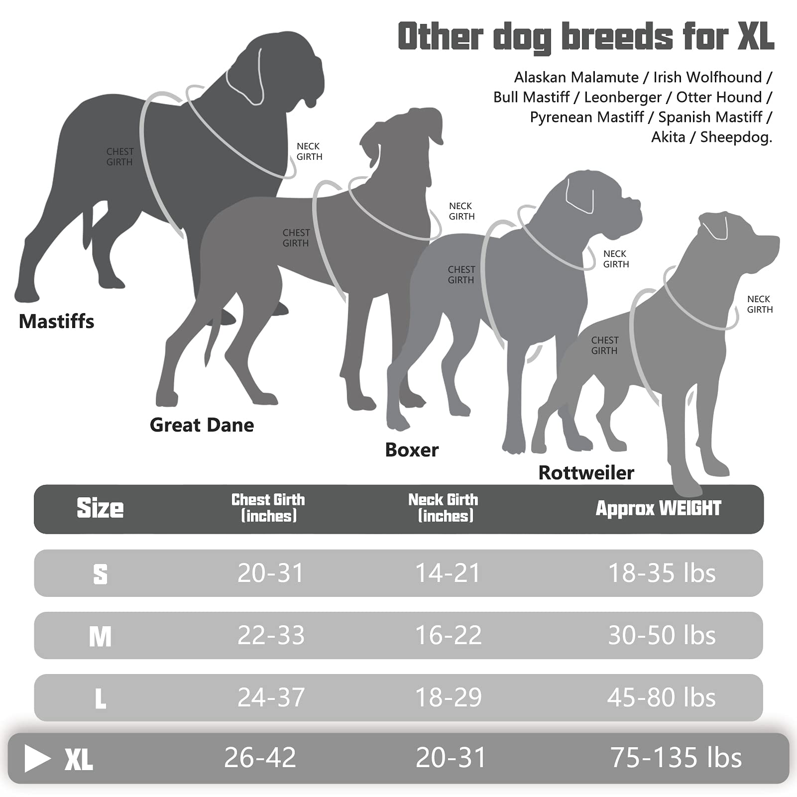 Auroth Tactical Dog Harness For Large Dogs No Pull Adjustable Pet Harness Reflective K9 Working Training Easy Control Pet Vest M