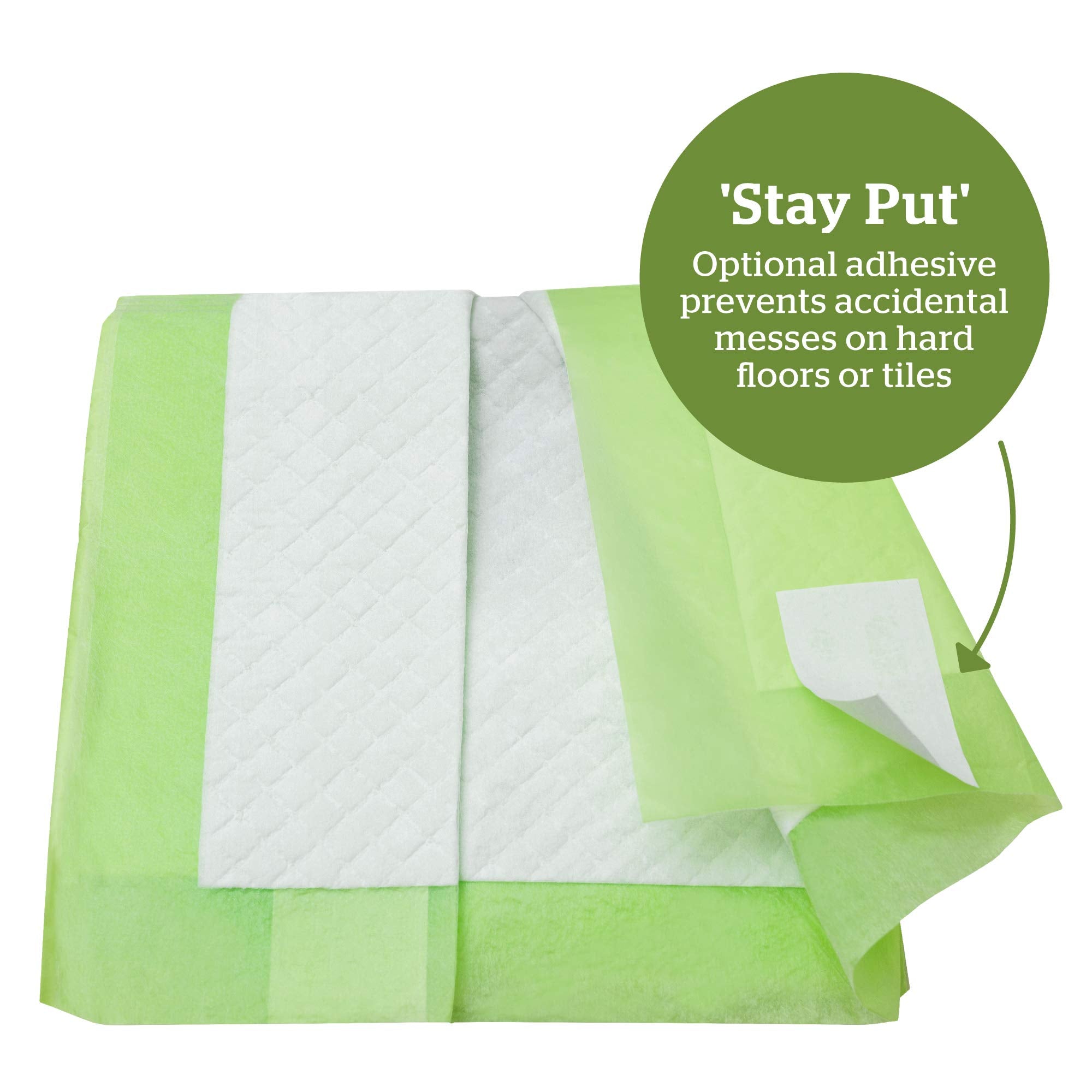 Pogi'S Dog Training Pads With Adhesive Sticky Tabs (20-Count) (24X24In) - Large Puppy Pads, Earth-Friendly Dog Pads, Plant-Based Puppy Pee Pads For Dogs - Puppy Supplies For Small To Large Sized Dogs