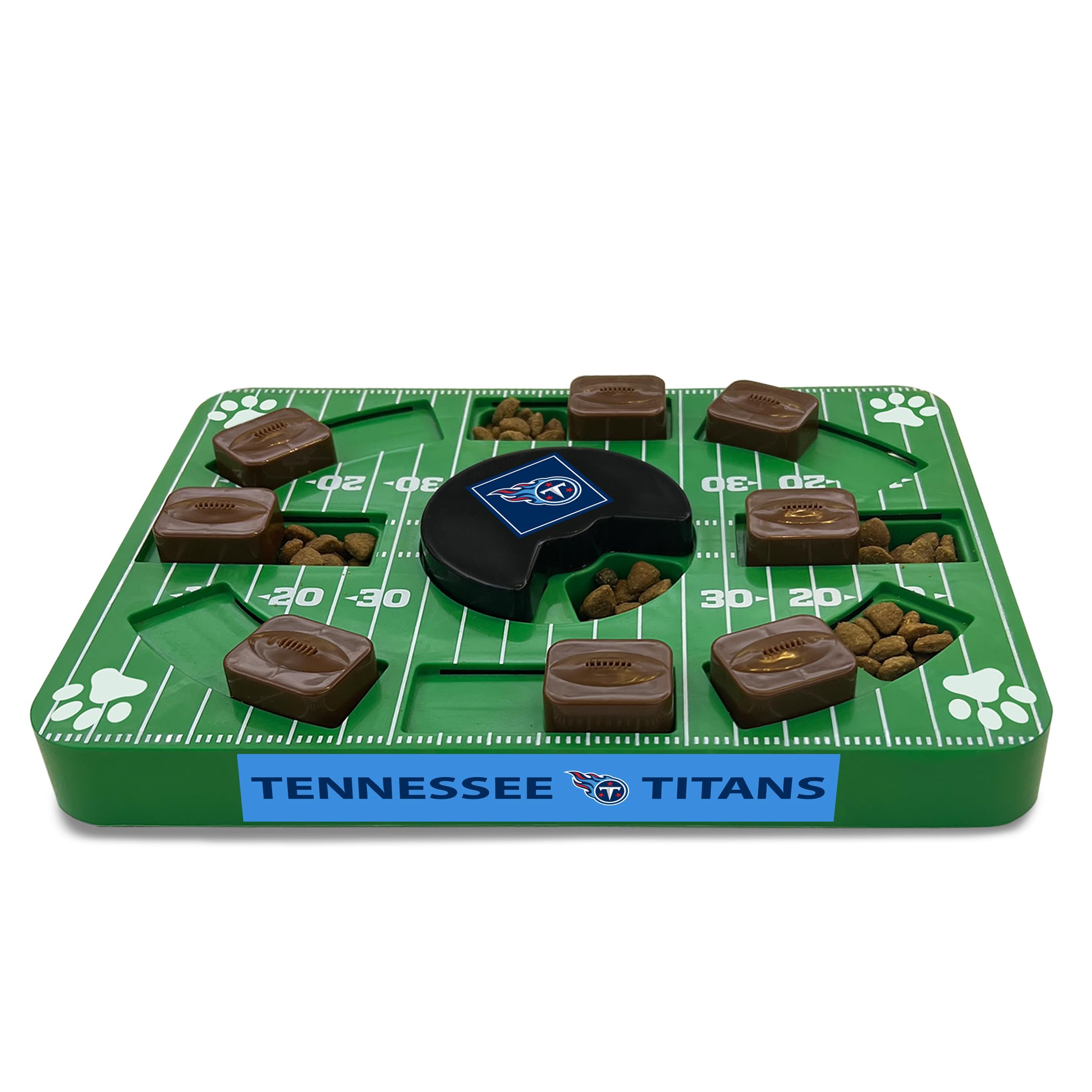 Pets First Nfl Tennessee Titans Puzzle Toy - Interactive Dog Treat Puzzle