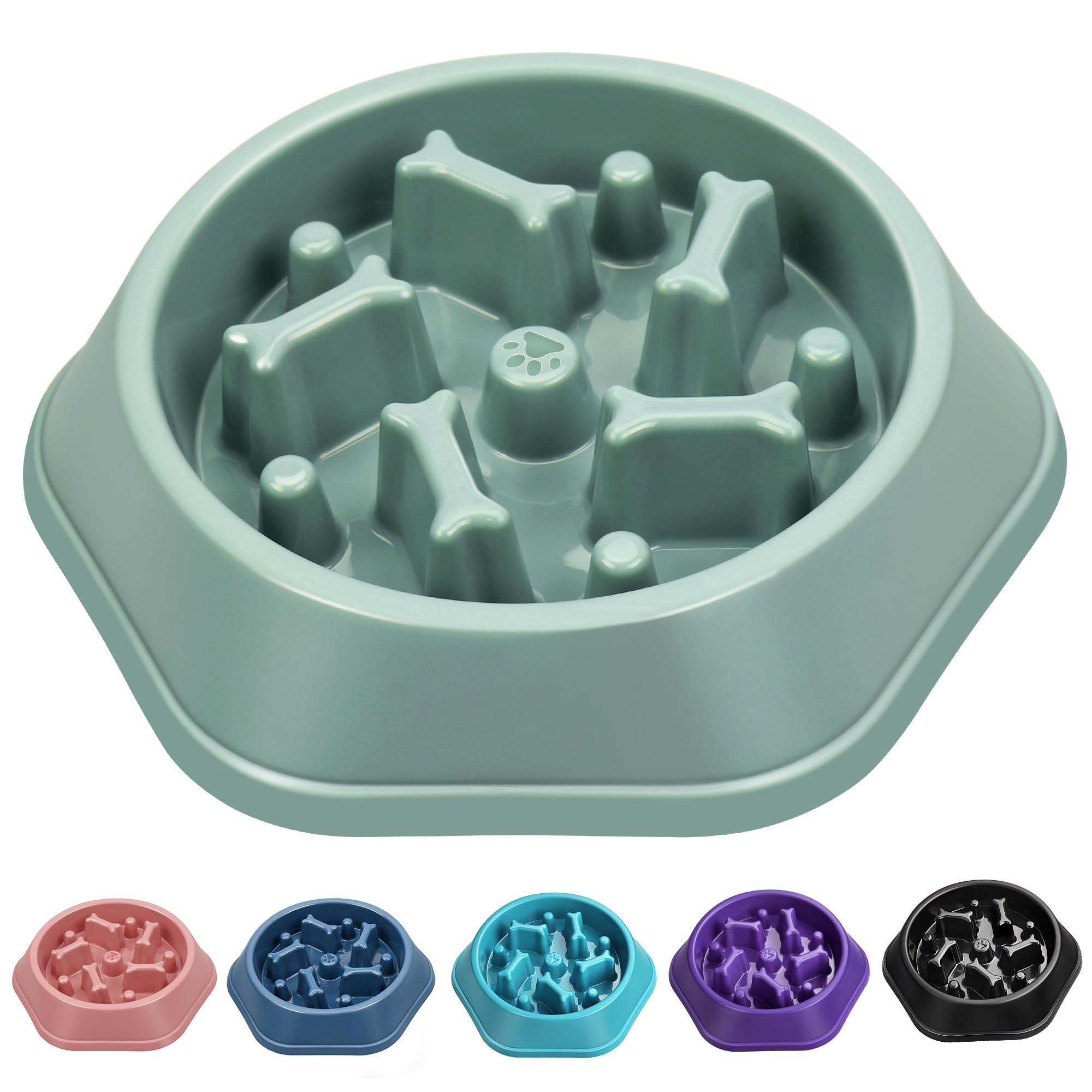 Upsky Slow Feeder Dog Puzzle Bowl - Anti-Chocking, Interactive, Bloat Stop, Non-Slide, Lick Treat Bowl For Small & Medium Dogs (
