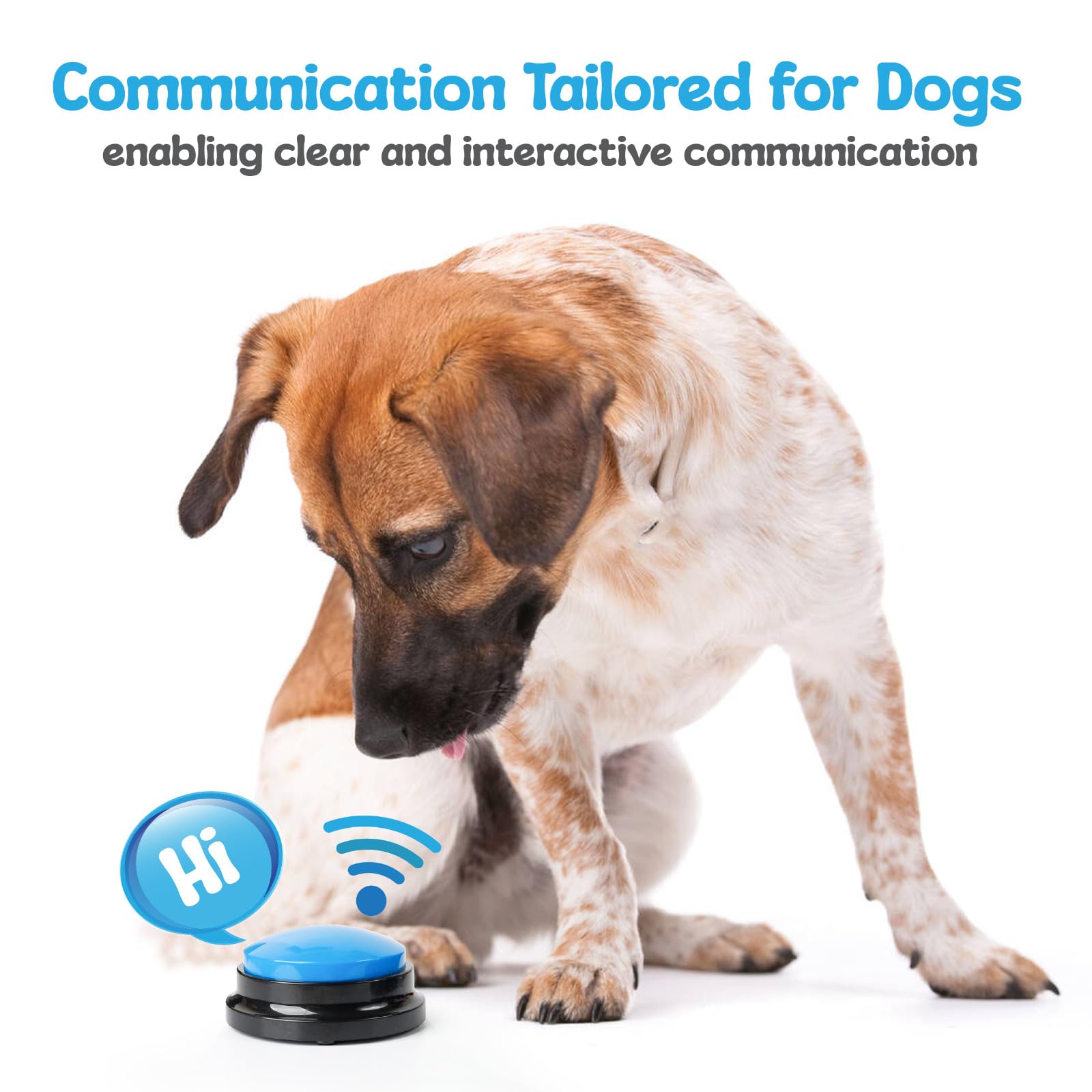 A-Ura Dog Buttons For Communication With Mat, Hd Sound Quality Dog Talking Button Set - Non-Slip Back Mat, Dog Buttons Talk For