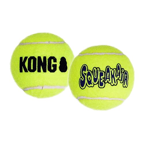 Kong - Squeakair® Ball - Dog Toy Premium Squeak Tennis Balls, Gentle On Teeth - Large