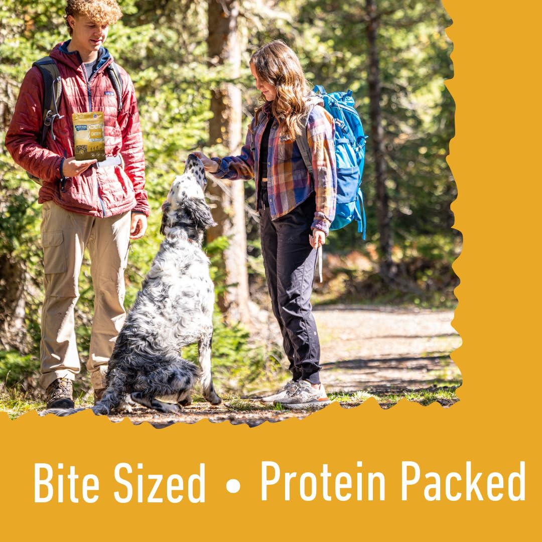 MONTANA DOG FOOD CO. Freeze-Dried Chicken Breast Dog Treats (Trail Snacks) - 100% All- Natural, Single Ingredient, High Protein,