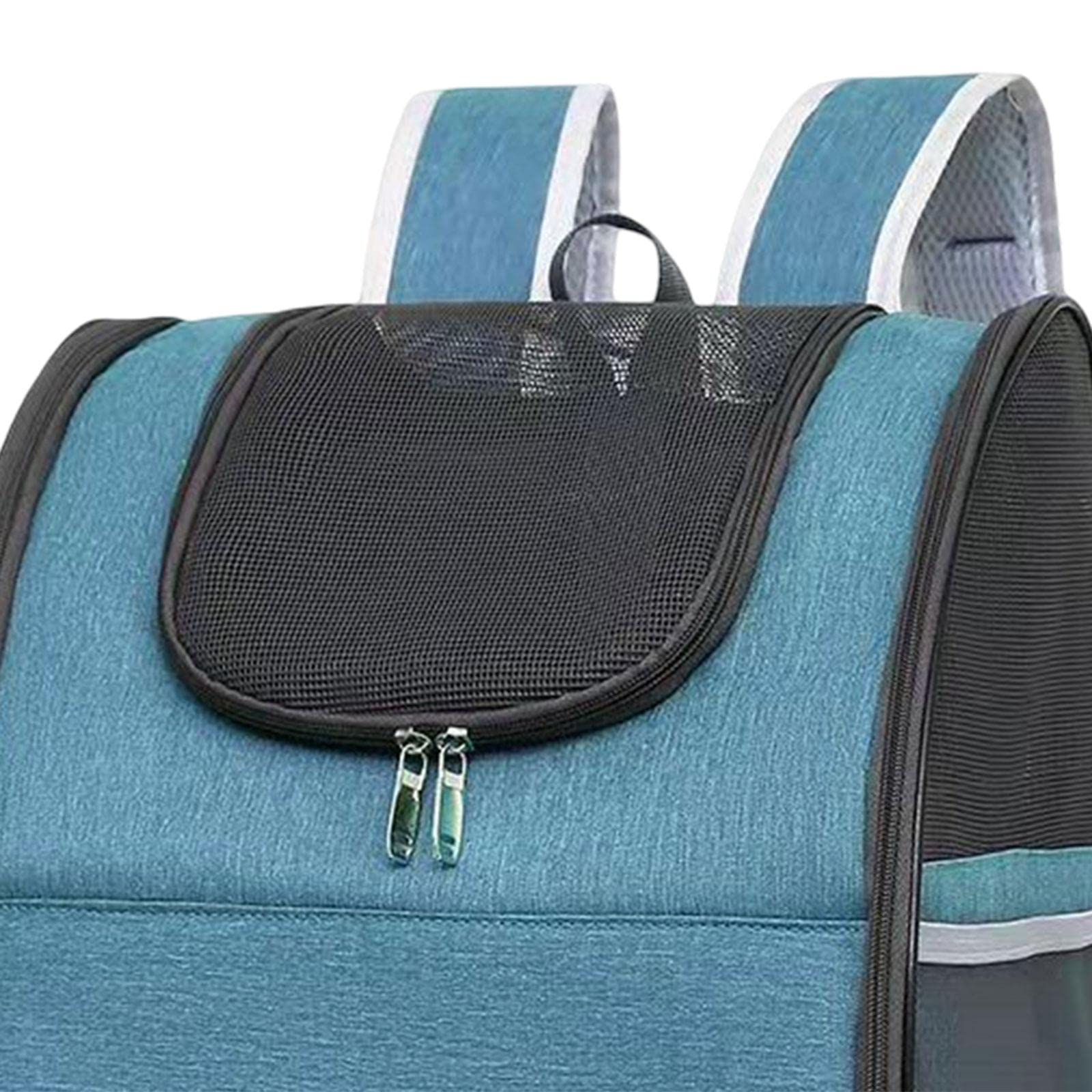 CALANDIS Pet Carrier Backpack for Dogs Cats Hiking Cage Portable Ventilate Travel Bag Blue | Carriers & Totes | Dog Supplies