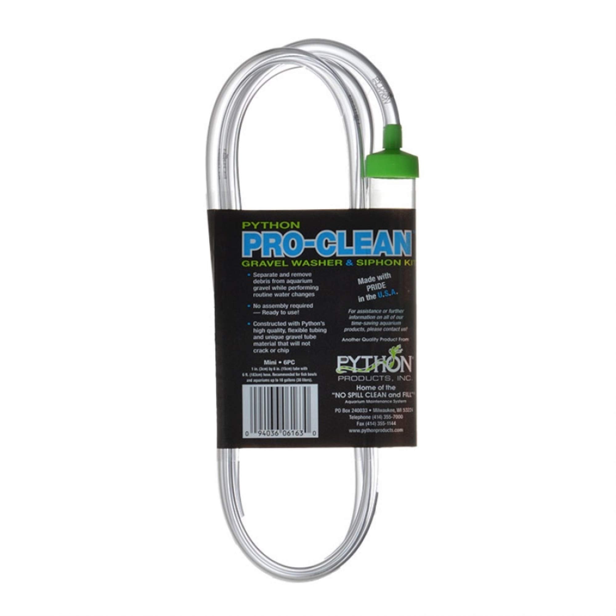 Python Pro-Clean Aquarium Gravel Washer & Siphon Kit, Mini