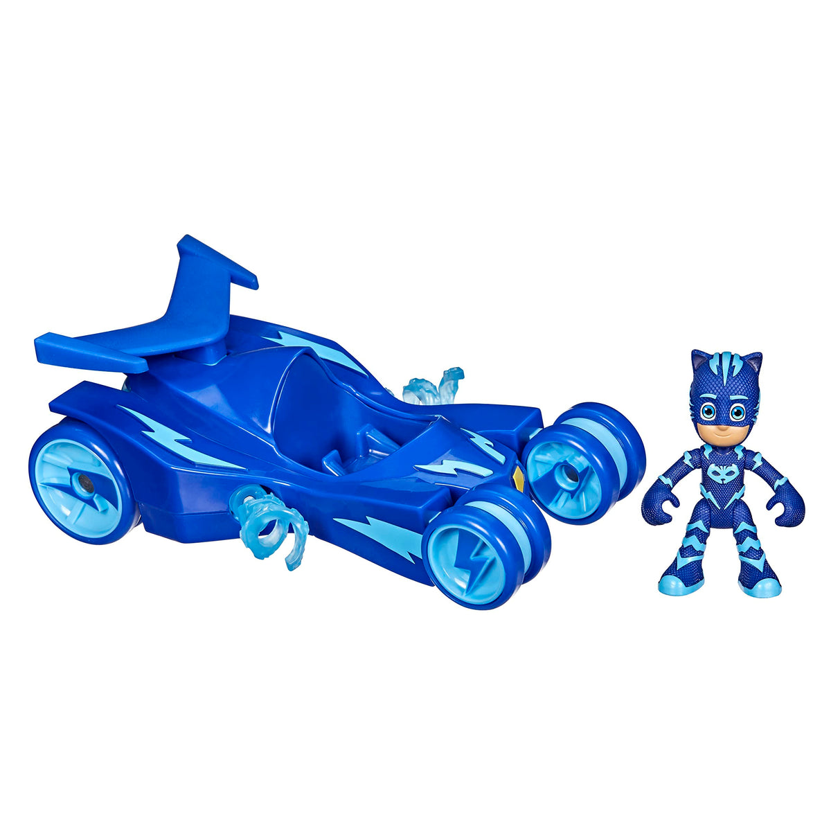 Pj Masks Catboy Deluxe Vehicle Preschool Toy, Cat-Car Toy With Spinning Super Cat Stripes And Catboy Action Figure For Kids Ages