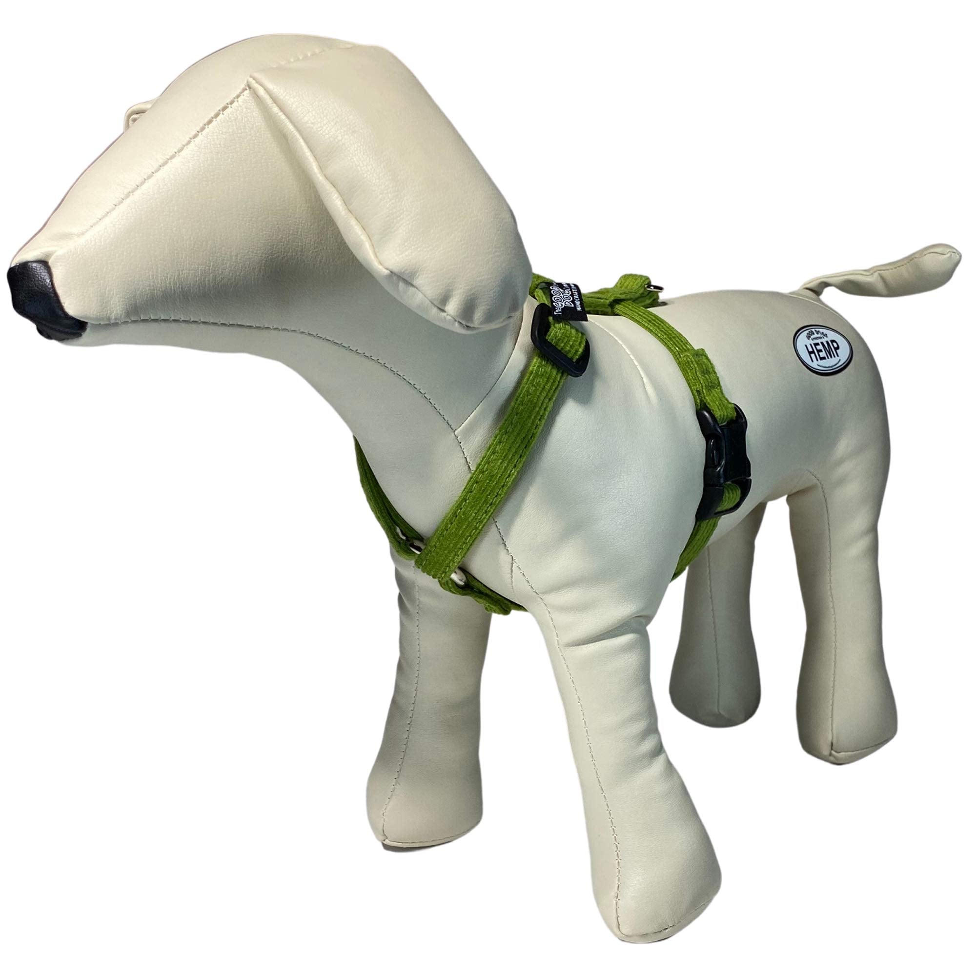 Hemp Corduroy Harness Available In 9 Colors H-Style (Avocado, 3/4' Small)