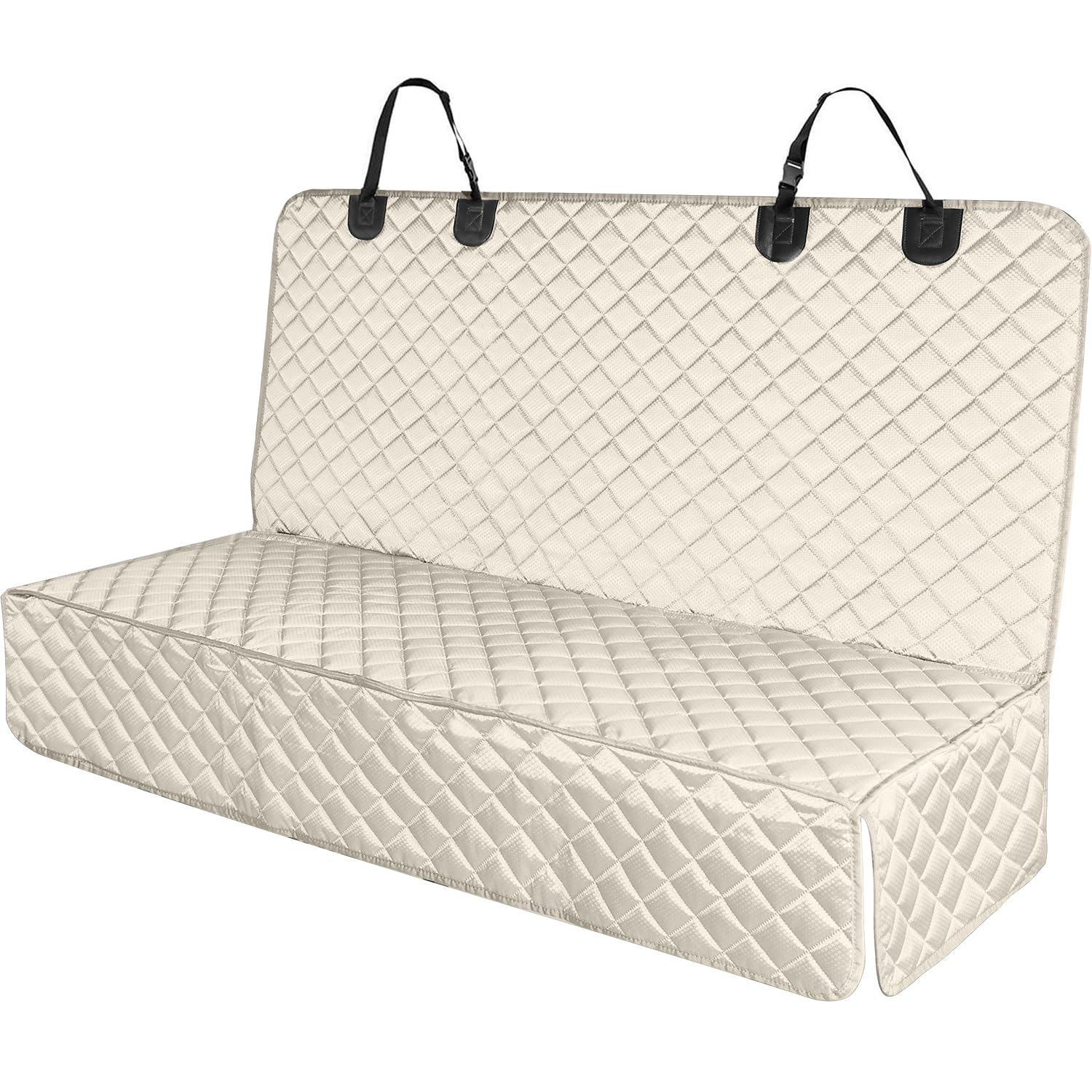 Peticon Waterproof Scratchproof Pet Bench Seat Covers For Cars, Trucks, Suvs, Nonslip Durable Back Seat Cover For Dogs, Washable