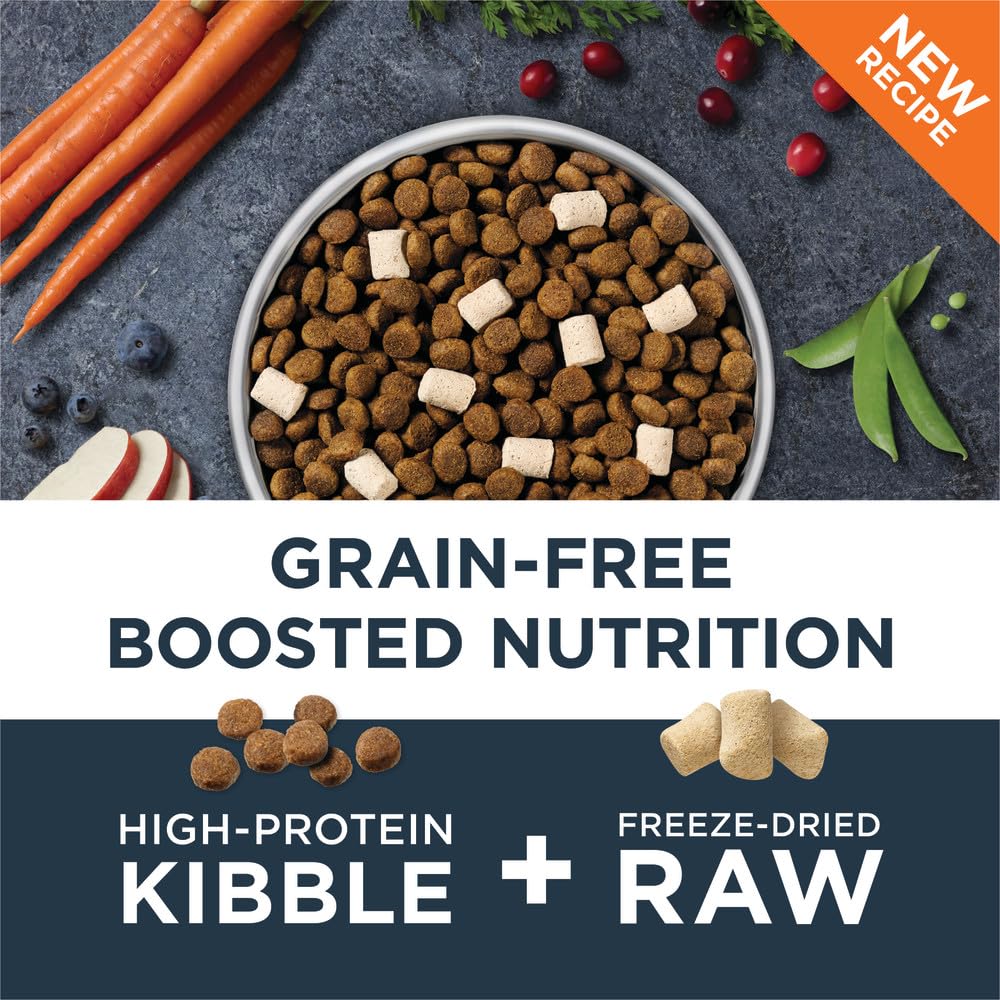 Instinct Raw Boost Small Breed, Natural Dry Dog Food with Freeze Dried Pieces, Grain Free Recipe - Real Chicken, 3.5 lb. Bag