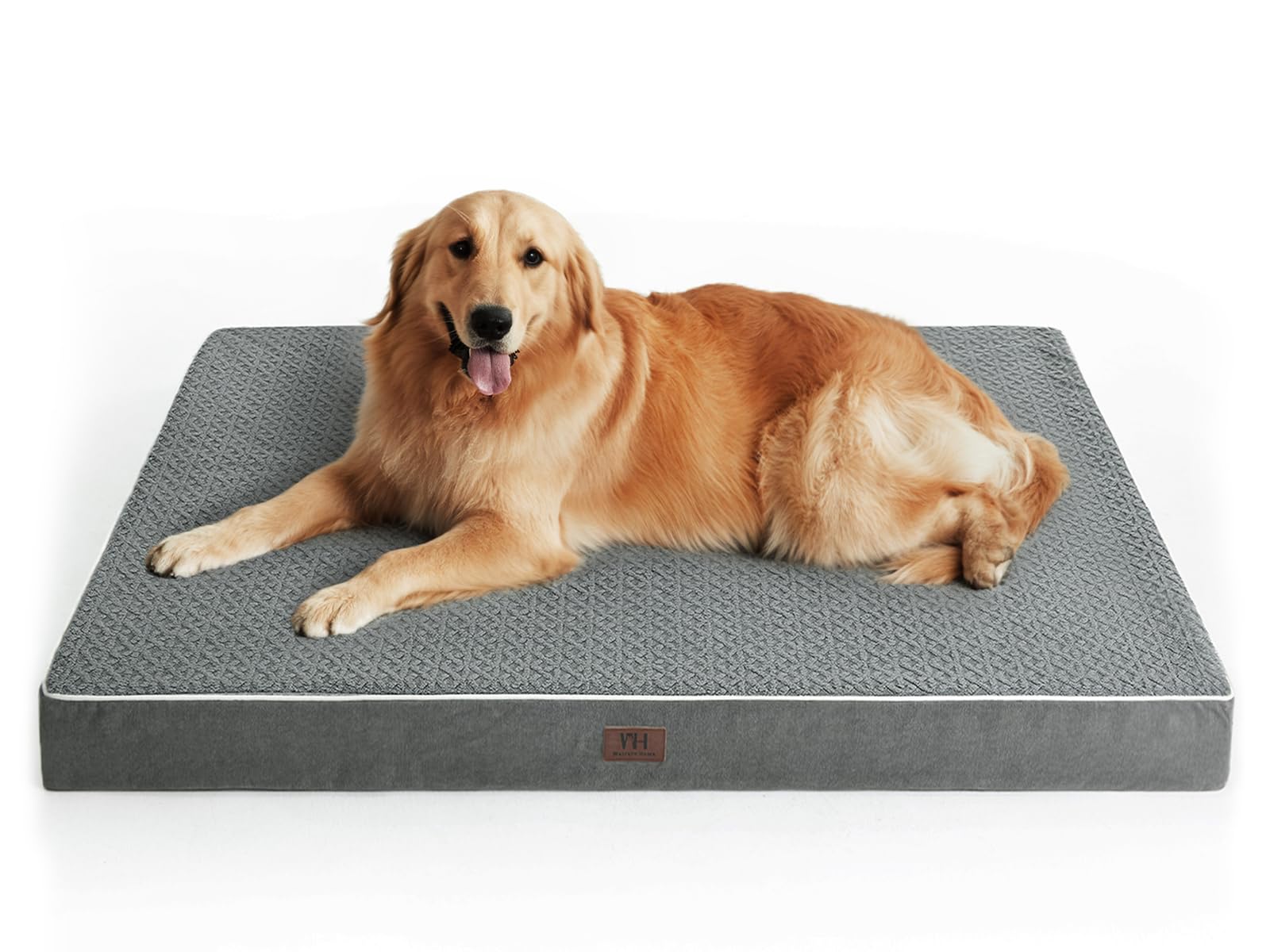 Orthopedic Dog Bed,Extra Large Sized Xxl Dog Beds, Plush Washable & Waterproof Big Dogs Crate Bed,Egg Crate Foam Pet Beds Mat W/