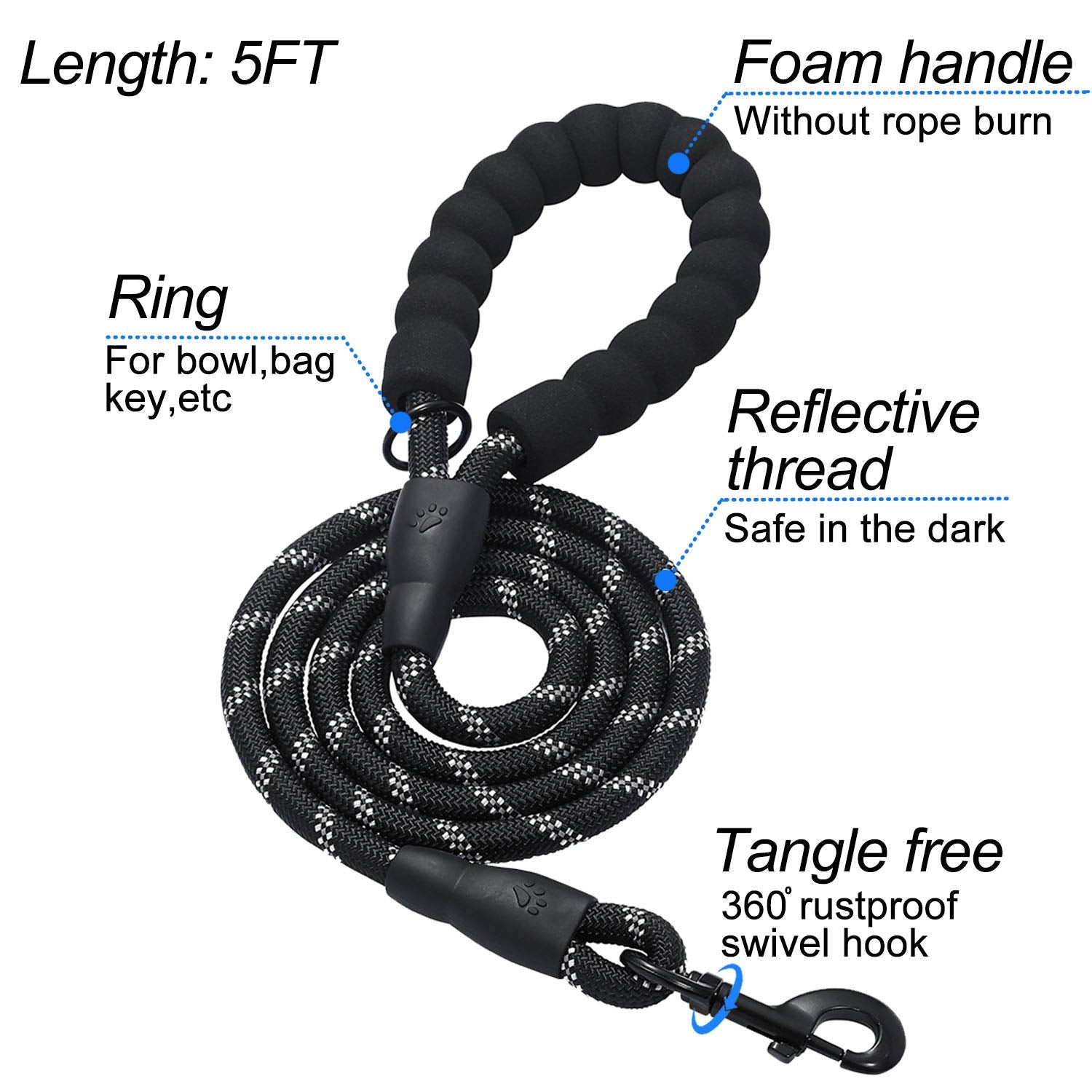 Matilor Dog Harness Step-In Breathable Puppy Cat Dog Vest Harnesses For Small Medium Dogs Black