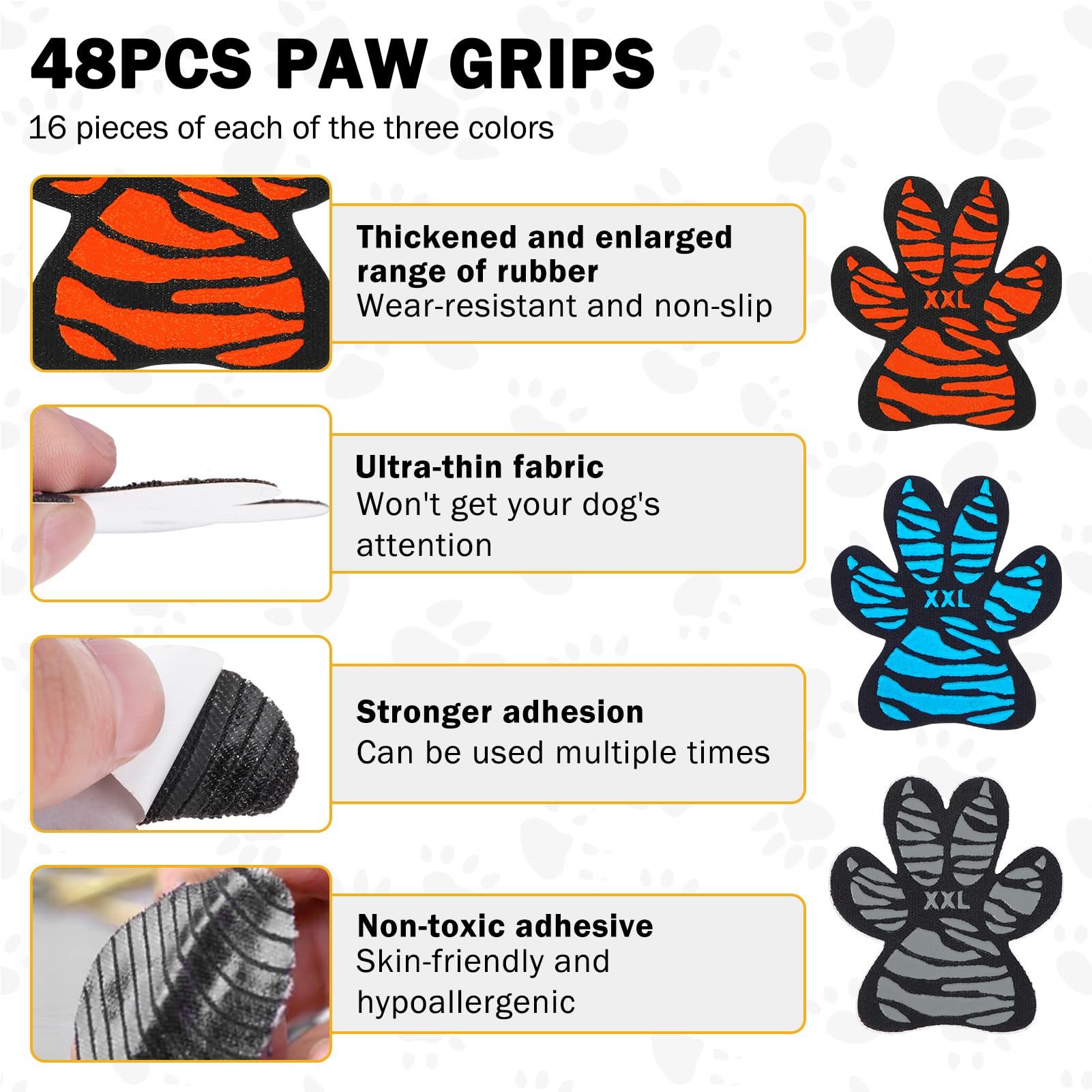 Scenereal Dog Paw Protector Anti-Slip Grips To Keeps Dogs From Slipping On Hardwood Floors, Best For Summer Hot Pavement, Dog Sh