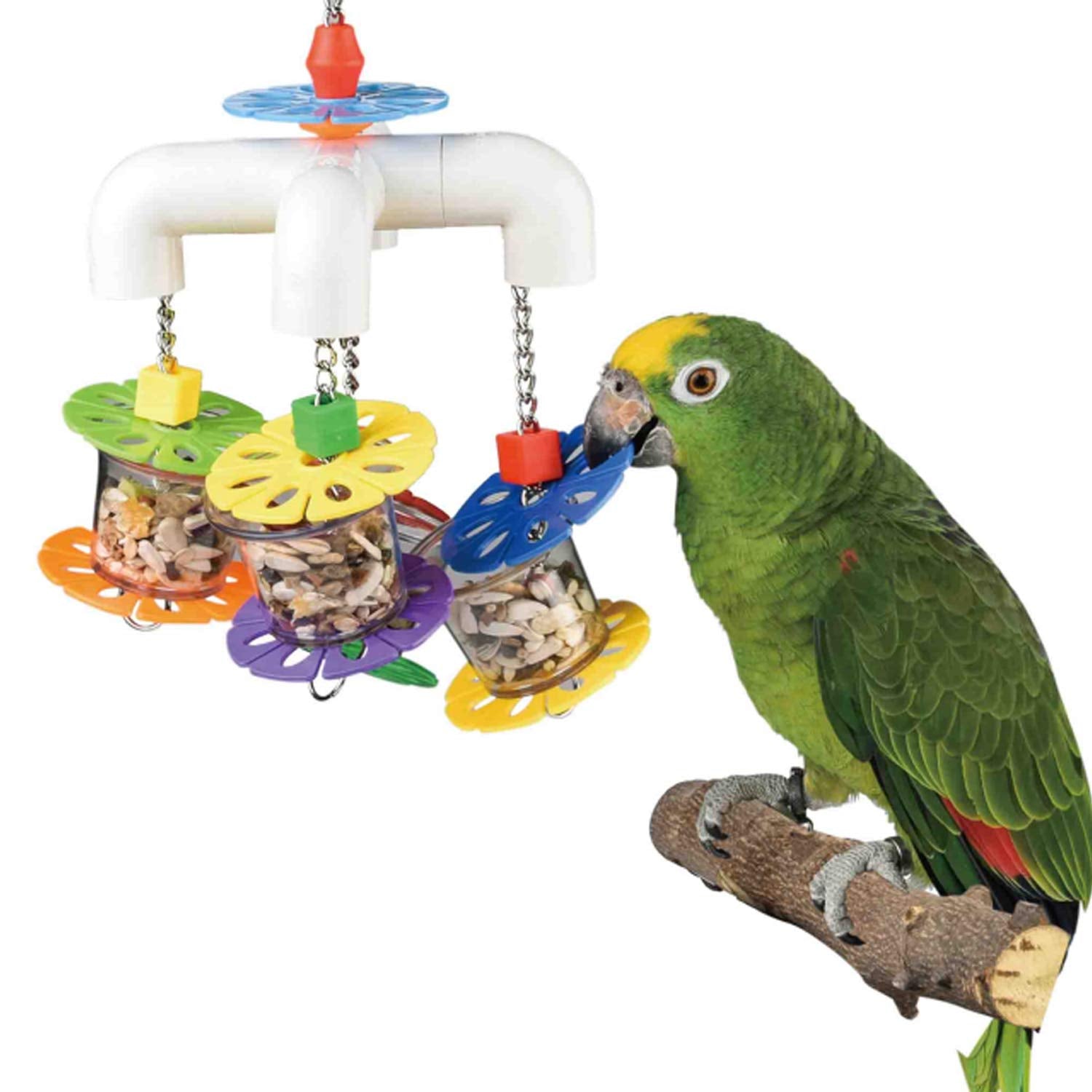 Mobile Forager - Durable Fun Treat Foraging Cage Accessory Toy - Sugar Gliders, Squirrels, Chinchillas, Prairie Dogs, Degus, Opo