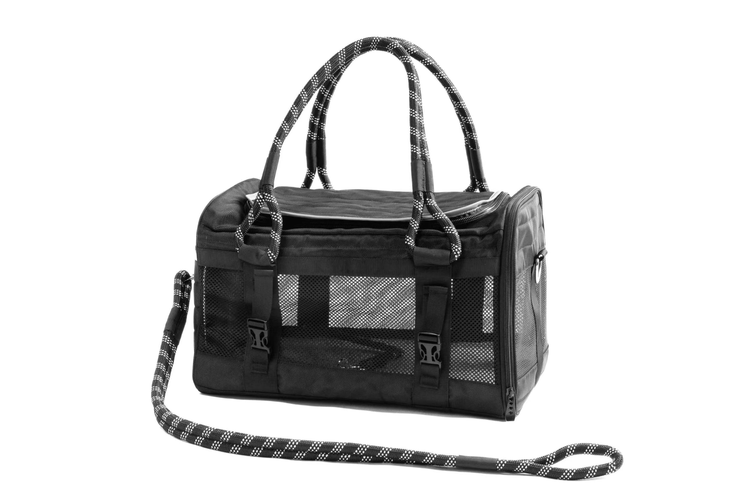 Mr. Peanuts WanderWell Series 3 in 1 Airline Compliant Soft Sided Pet Carrier and Car Seat (Deja Blue)