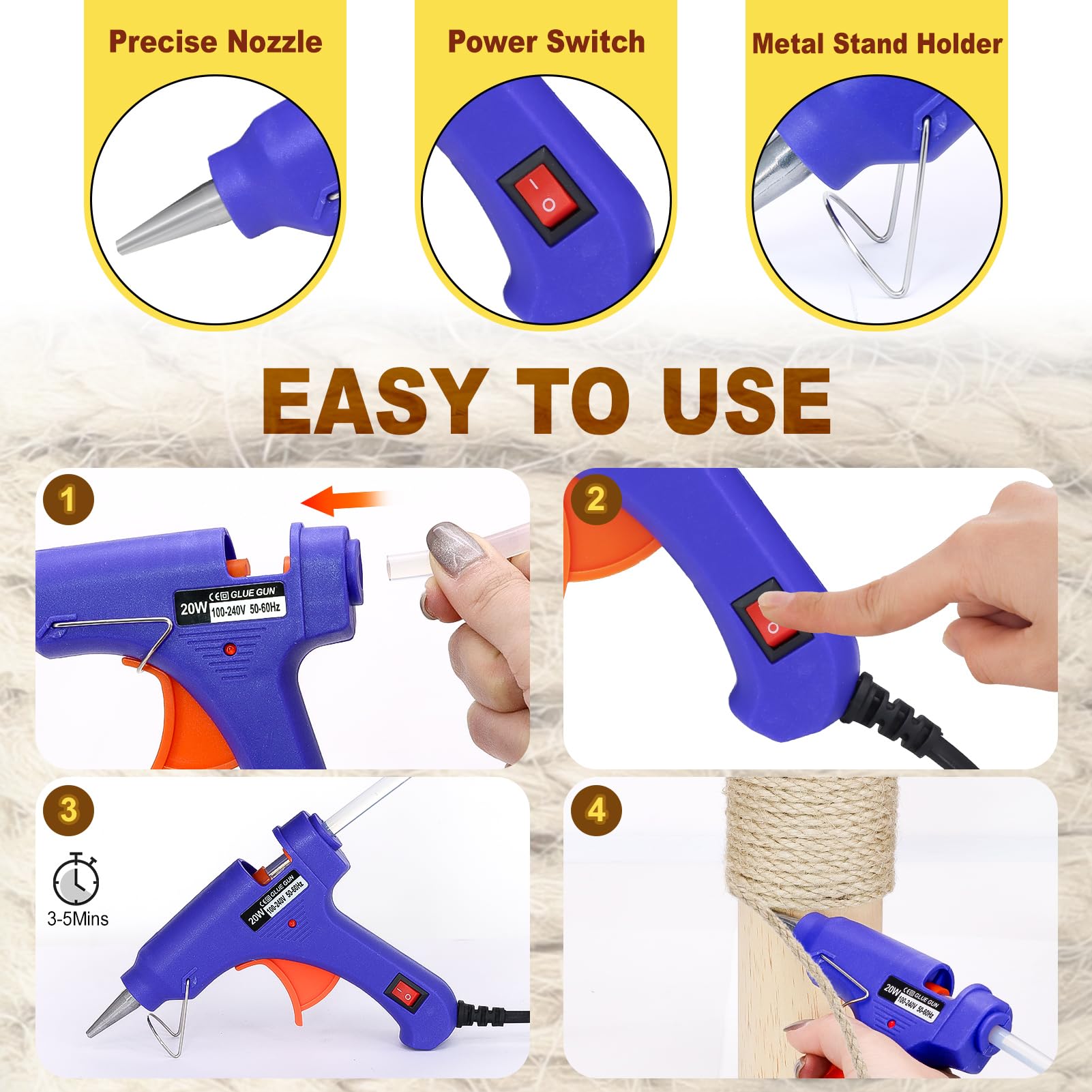 164 Ft Sisal Rope For Cat Scratcher Kits, 4Mm Natural Hemp Twine Rope Replacement For Cat Scratching Post Repairing Scratcher Ca