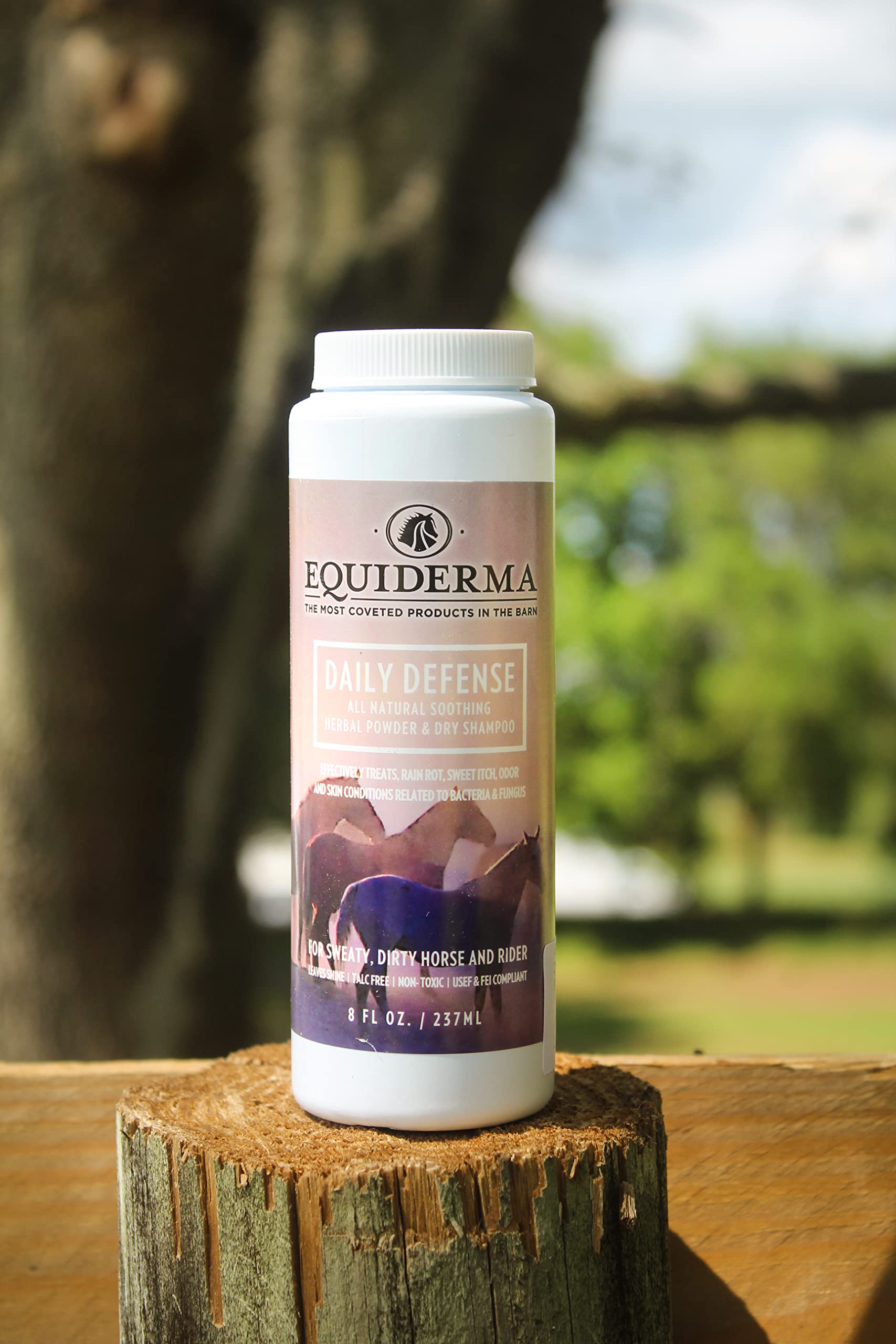 Tack Shack Of Ocala Equiderma Coat Care Products - Equiderma Skin Lotion, Dry Shampoo, Outdoor Spray For Horses