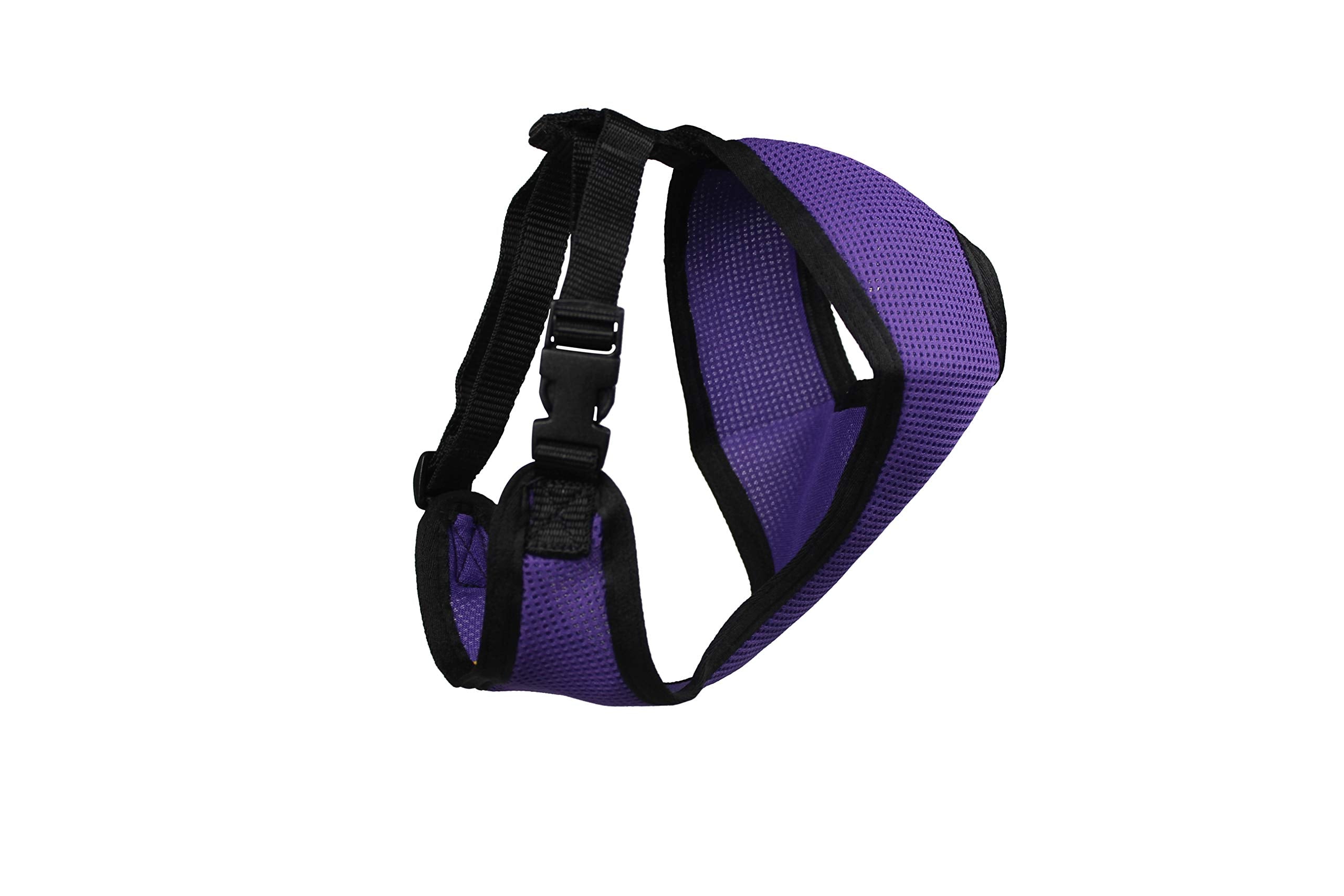 Cutenfuzzy Comfort Mesh Breathable Adjustable Dog Harness Vest With 6 Month Warranty, Purple, Medium